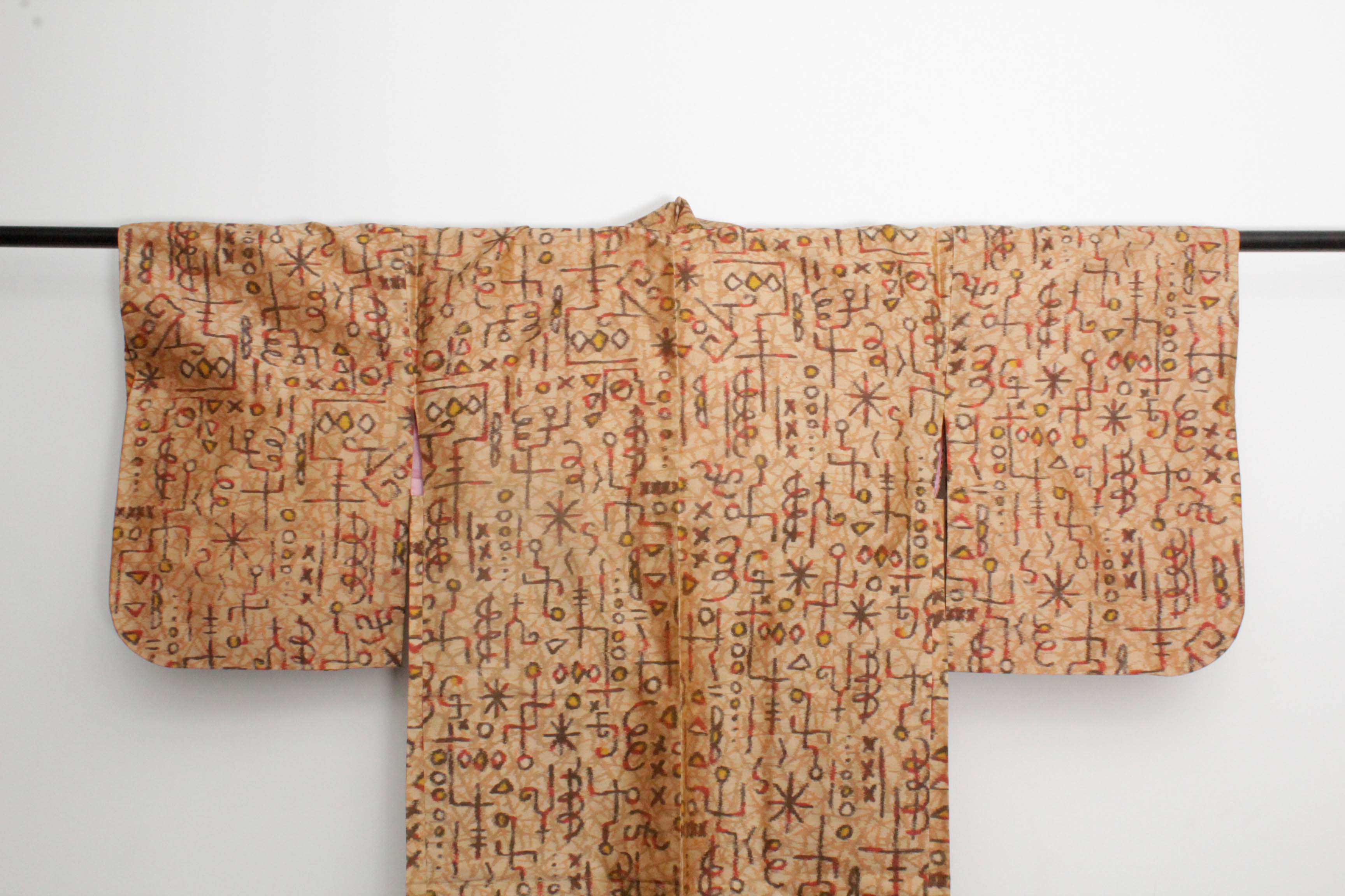 Circa 1930s Vintage Handwoven Meisen Silk Haori Jacket