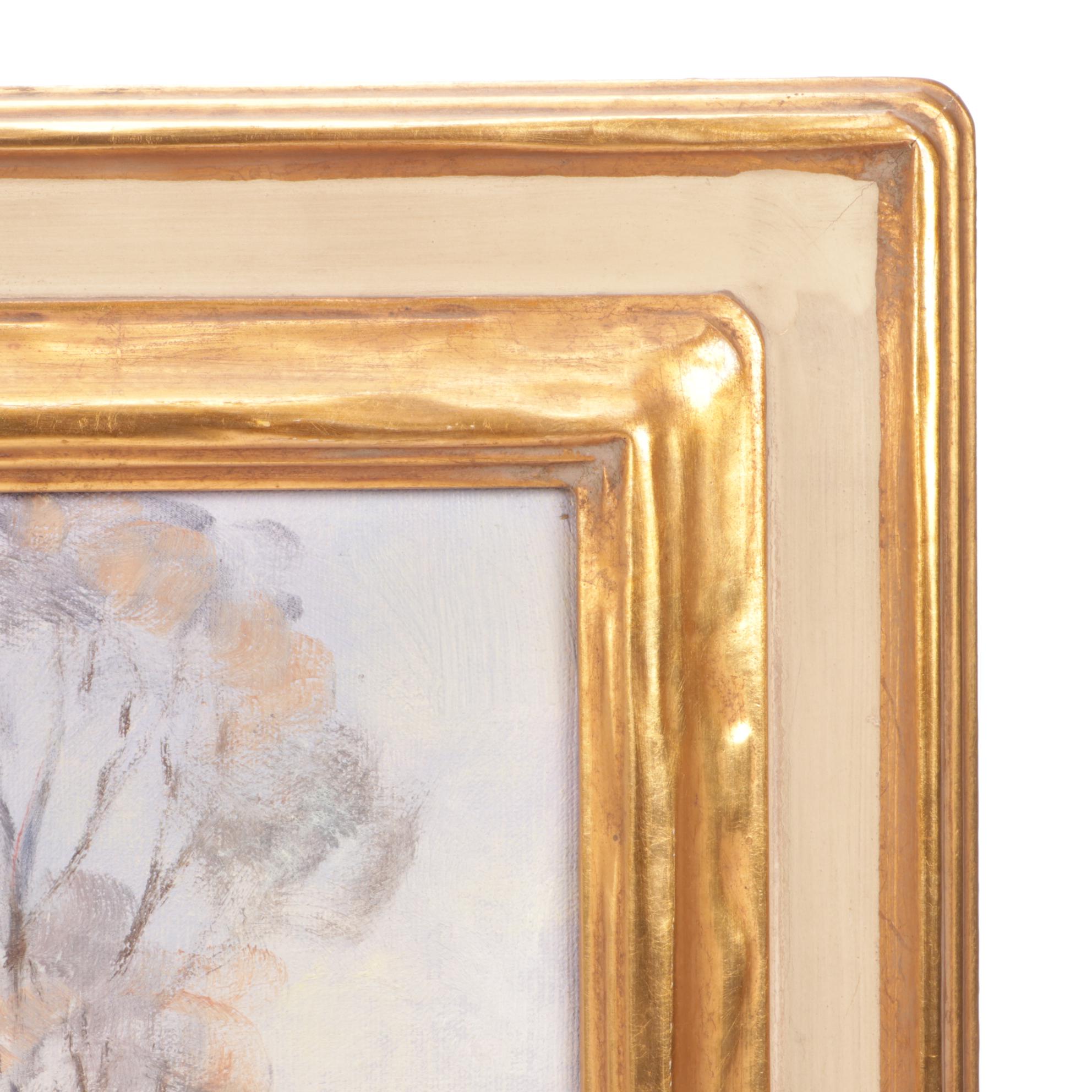 Elmer S. Berge Winter Landscape Oil Painting