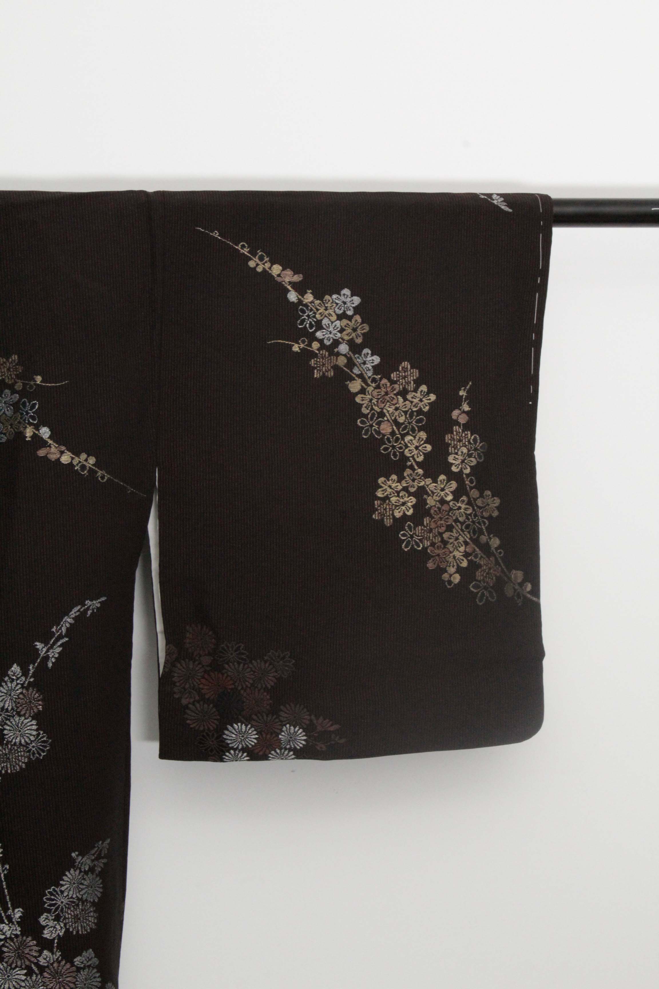 Circa 1930 Vintage Handwoven Silk Haori Jacket