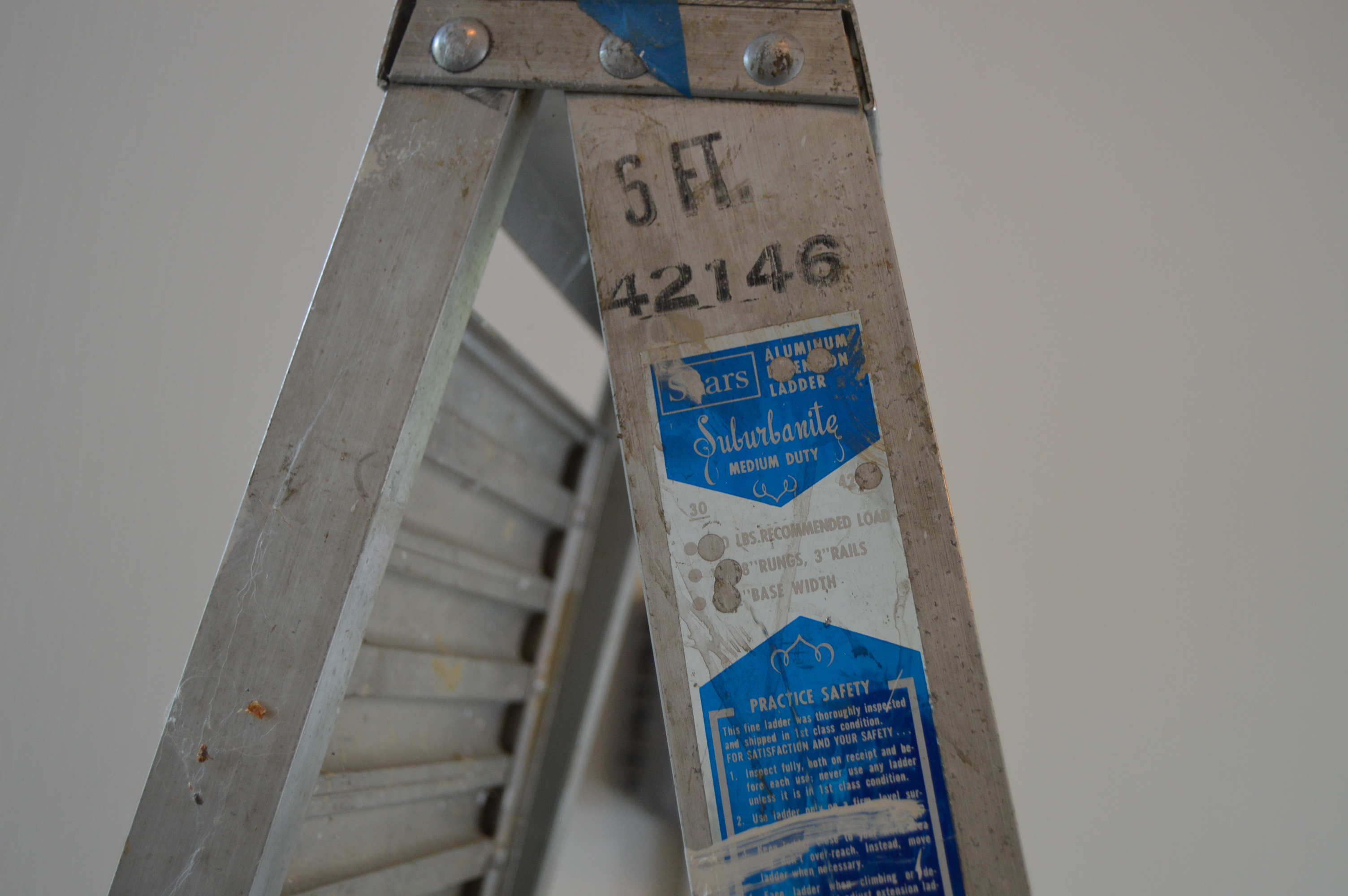 Sears 6' Aluminum Step Ladder and Werner Adjustable Extension Ladder