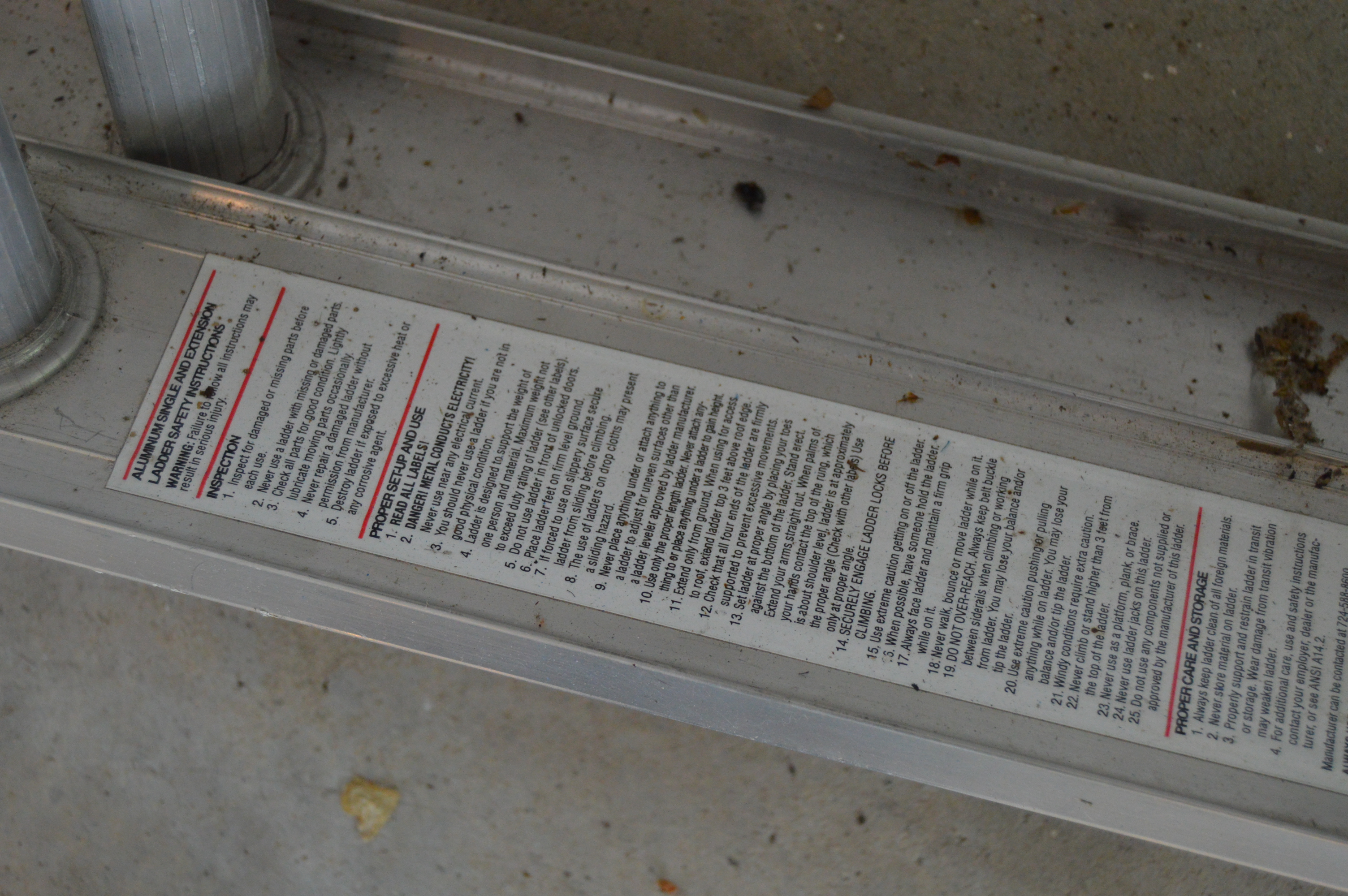 Sears 6' Aluminum Step Ladder and Werner Adjustable Extension Ladder