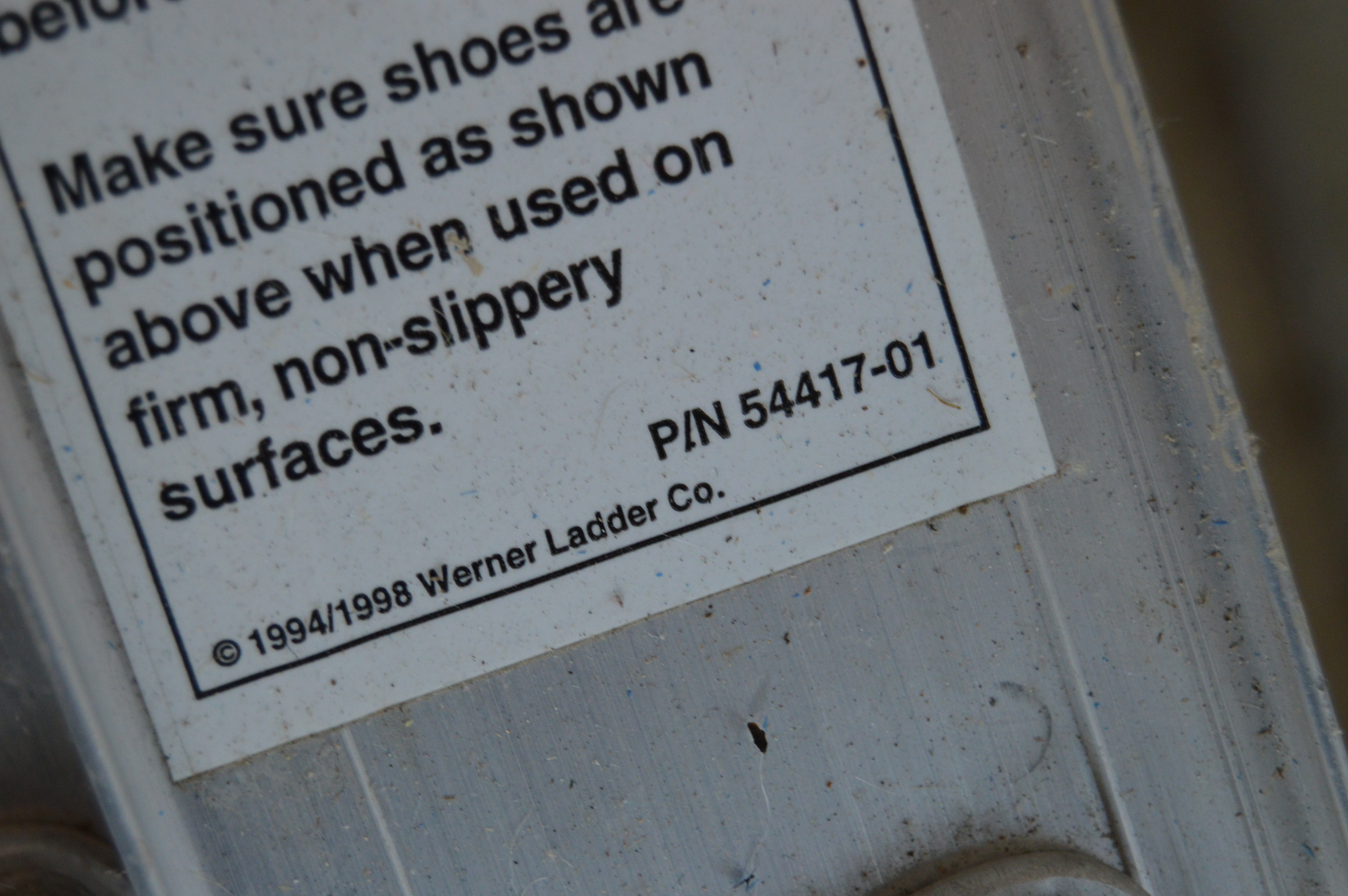 Sears 6' Aluminum Step Ladder and Werner Adjustable Extension Ladder