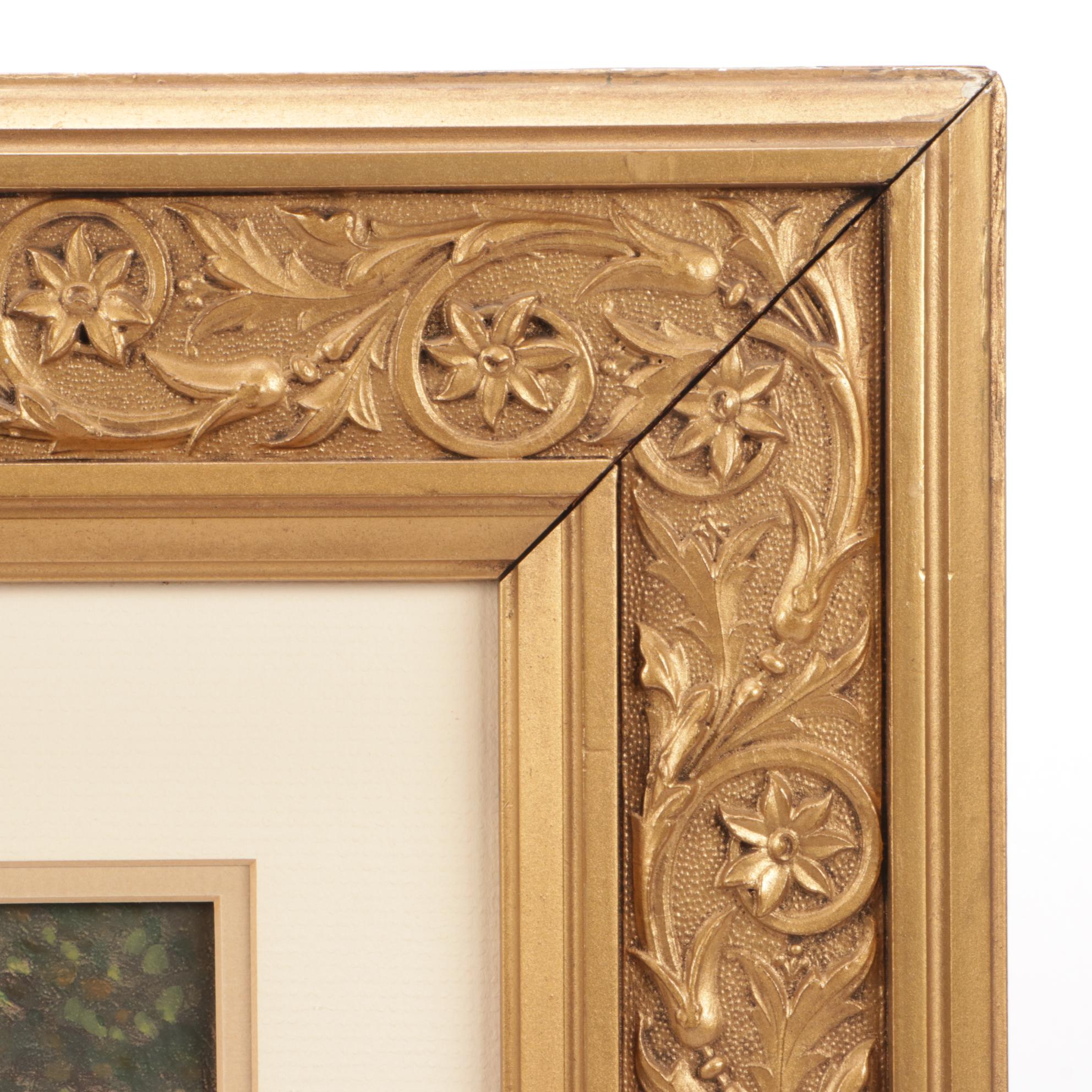 Antique Photogravure after Adrien Moreau "La Bonne Aventure"