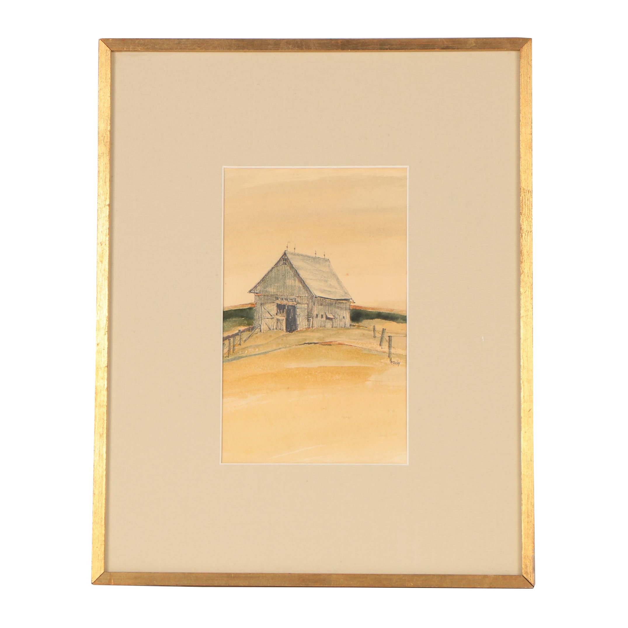 Bailey Watercolor Painting