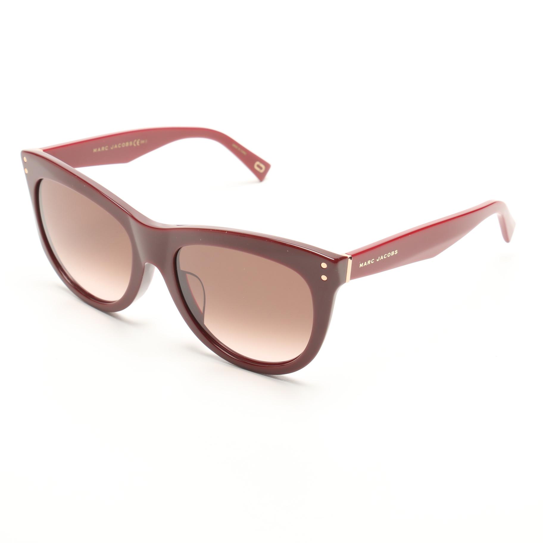 Marc Jacobs Burgundy Sunglasses