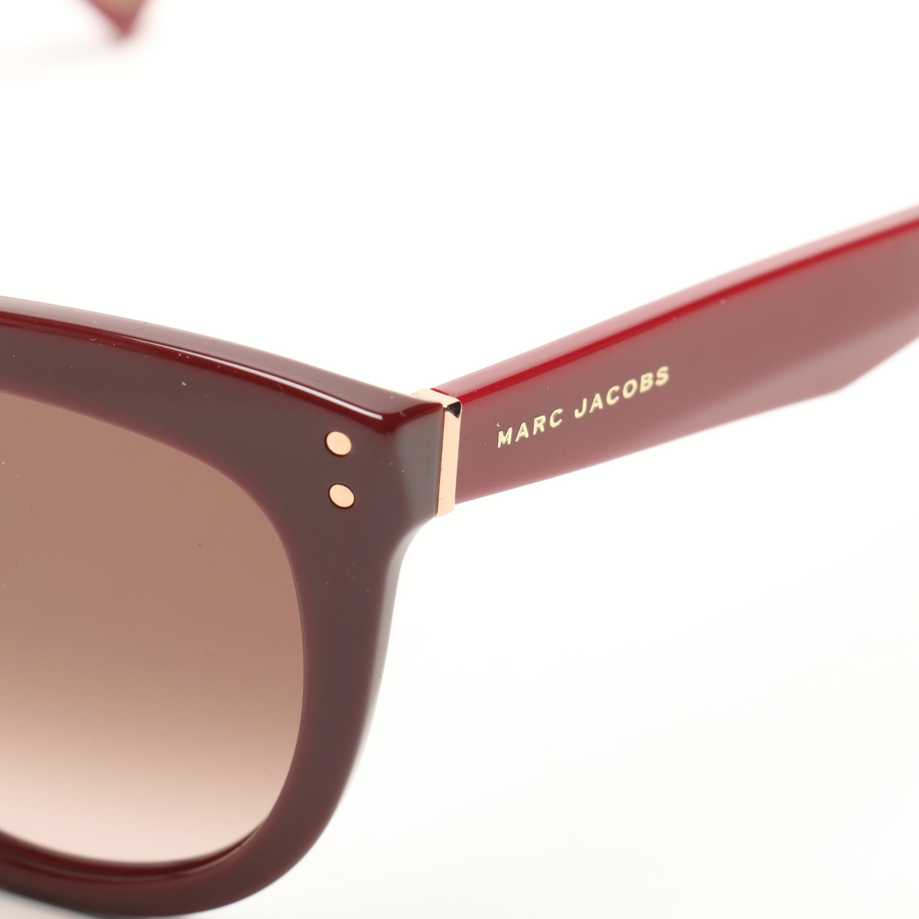 Marc Jacobs Burgundy Sunglasses