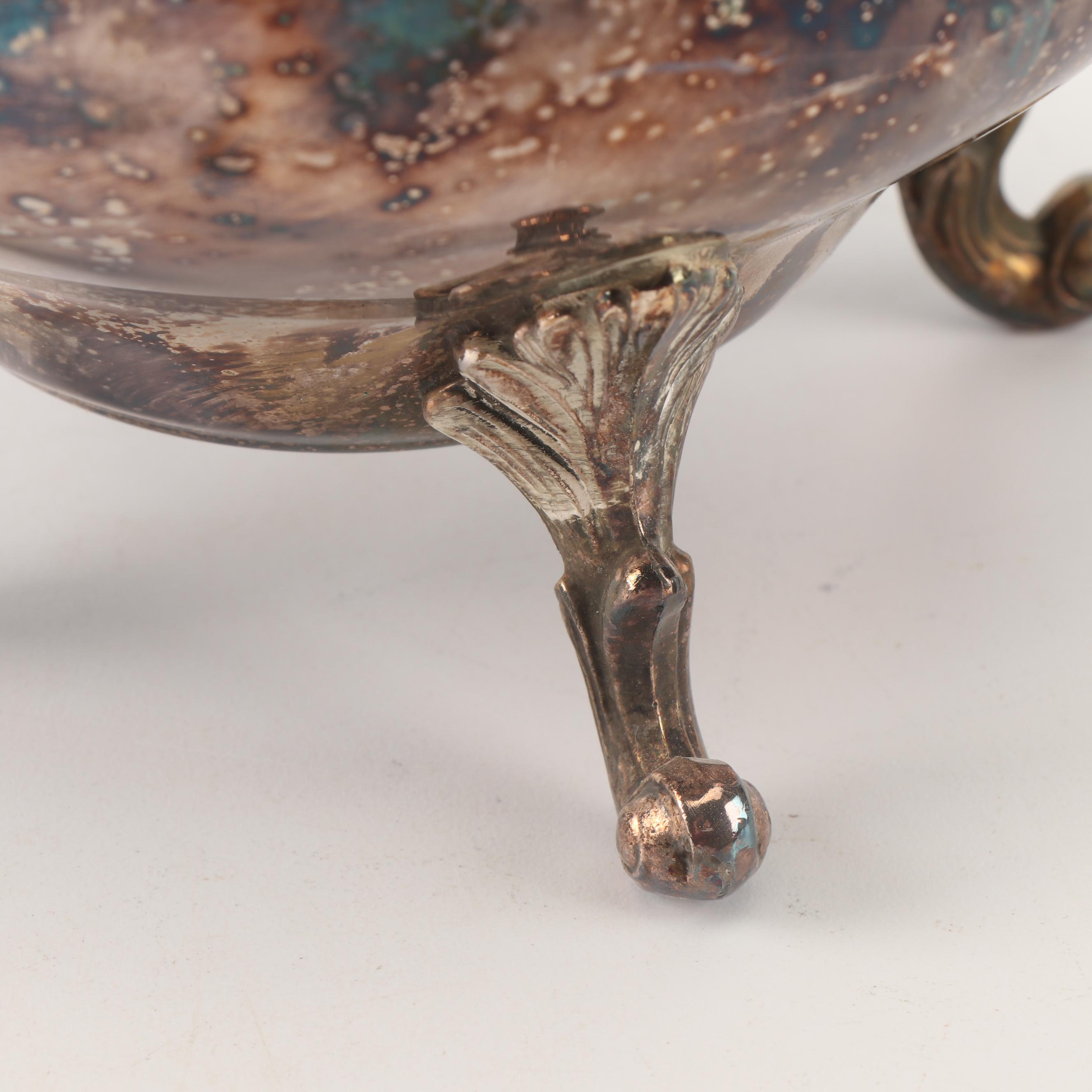 Sheridan Silver Co. Three-Piece Silver Plate Coffee Set, Mid-Century