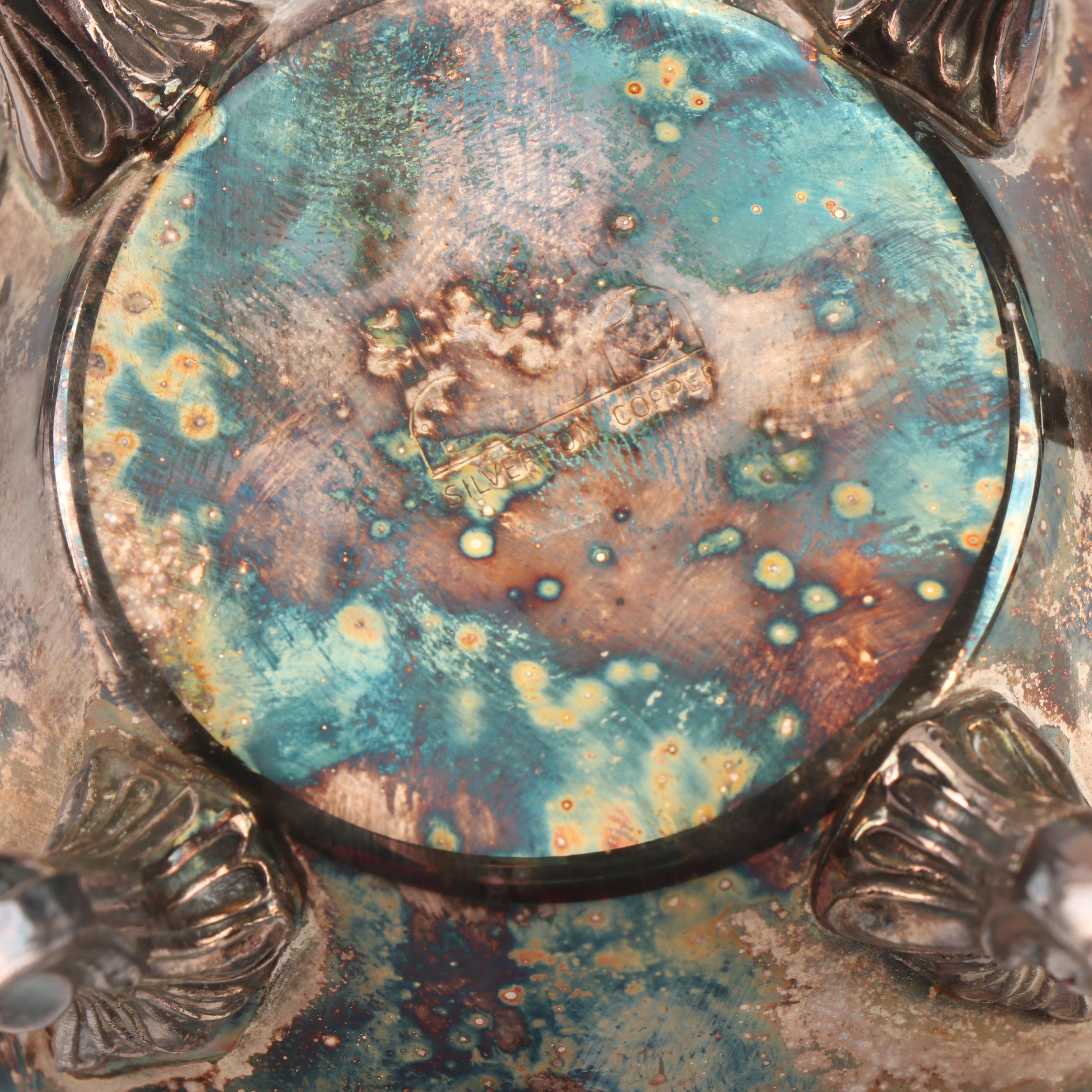 Sheridan Silver Co. Three-Piece Silver Plate Coffee Set, Mid-Century