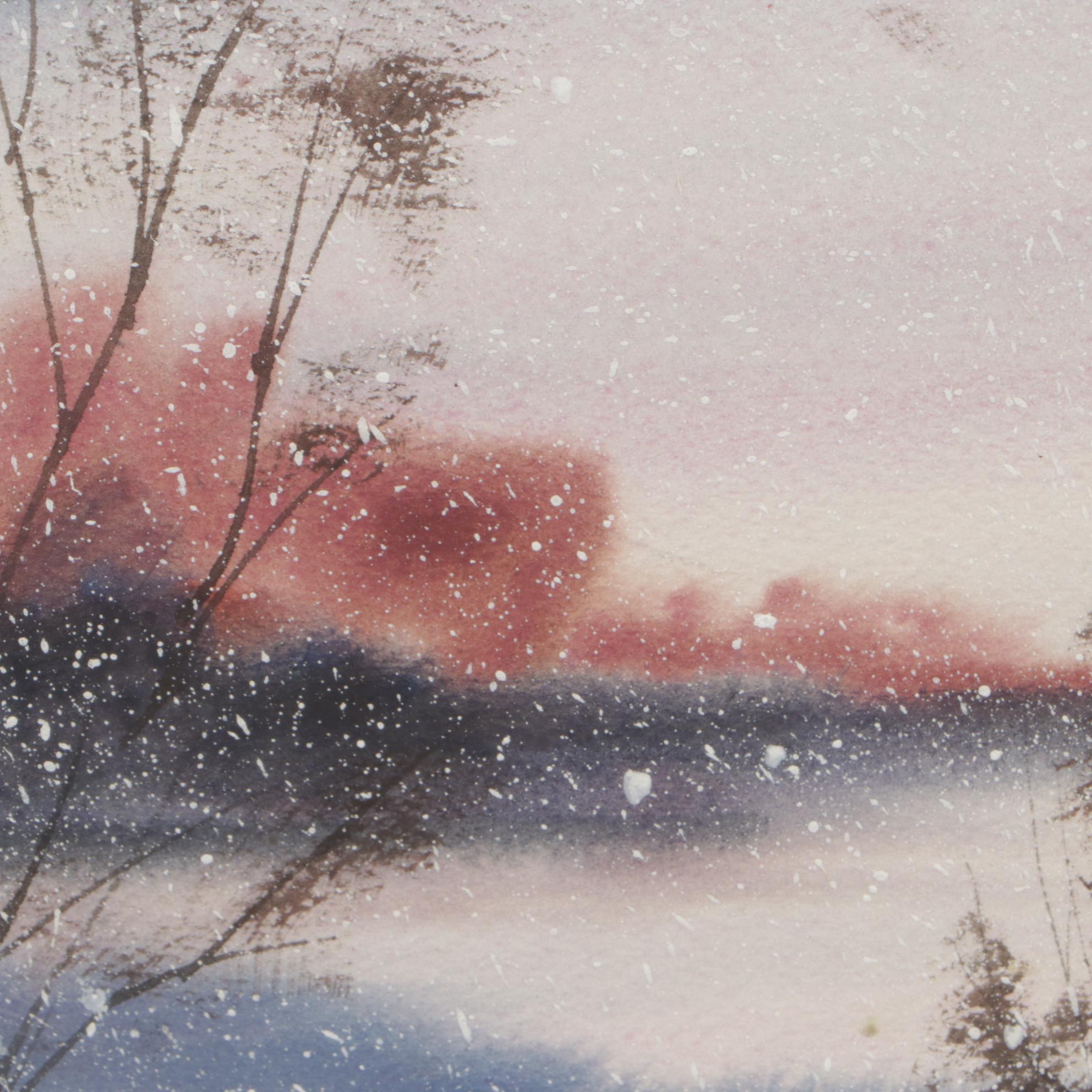 Gouache & Watercolor Landscape Painting