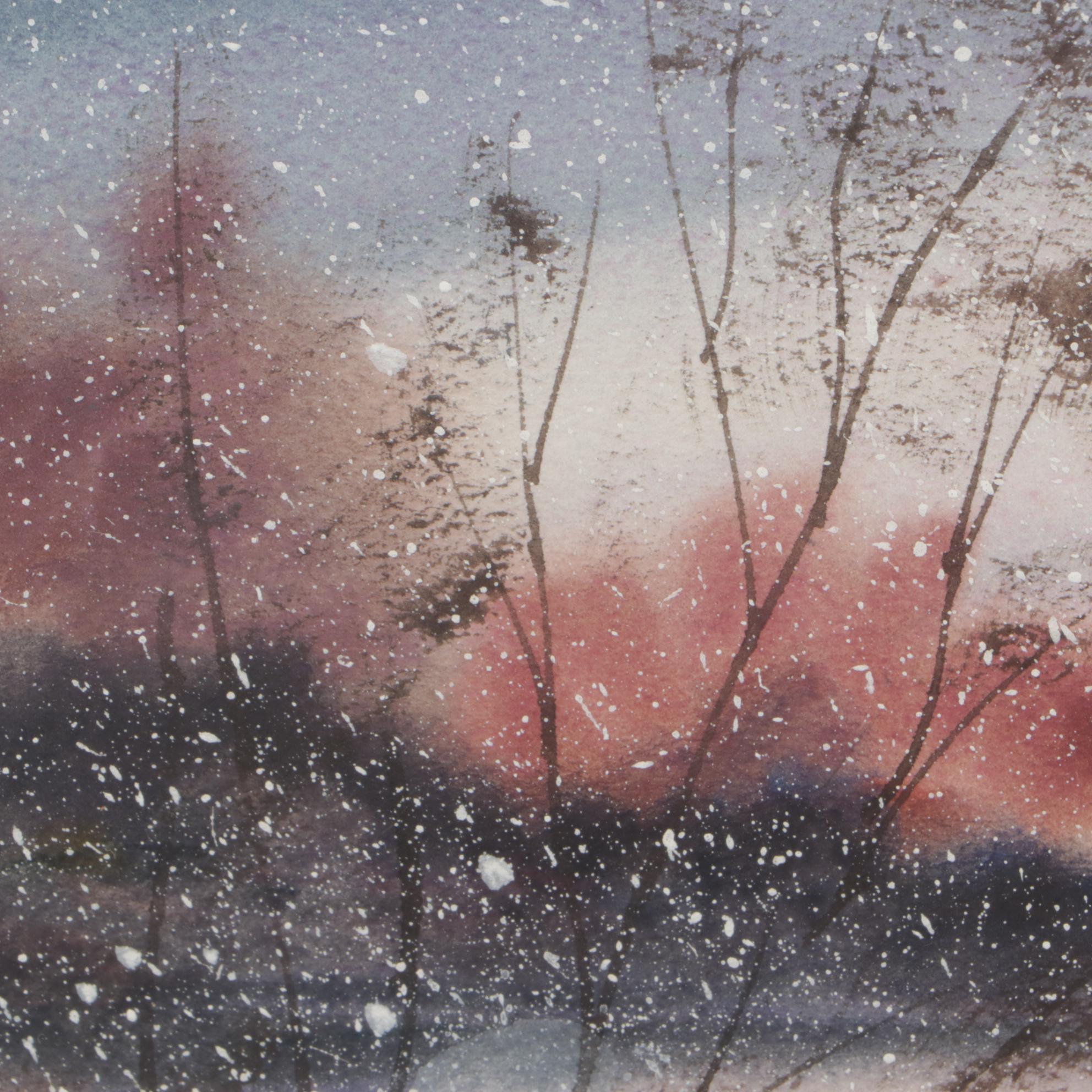 Gouache & Watercolor Landscape Painting