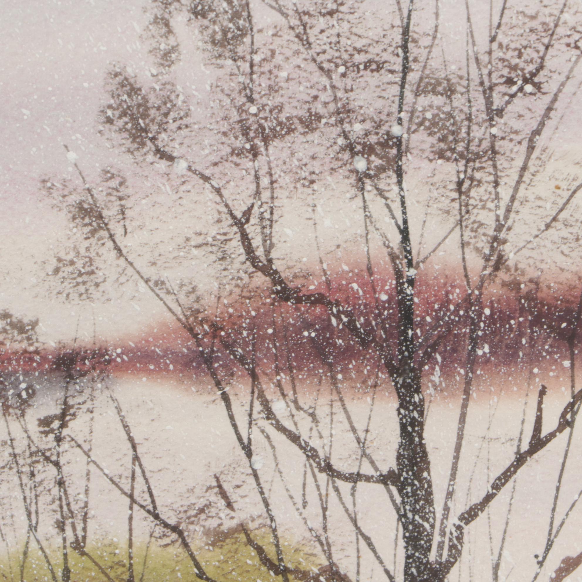 Gouache & Watercolor Landscape Painting