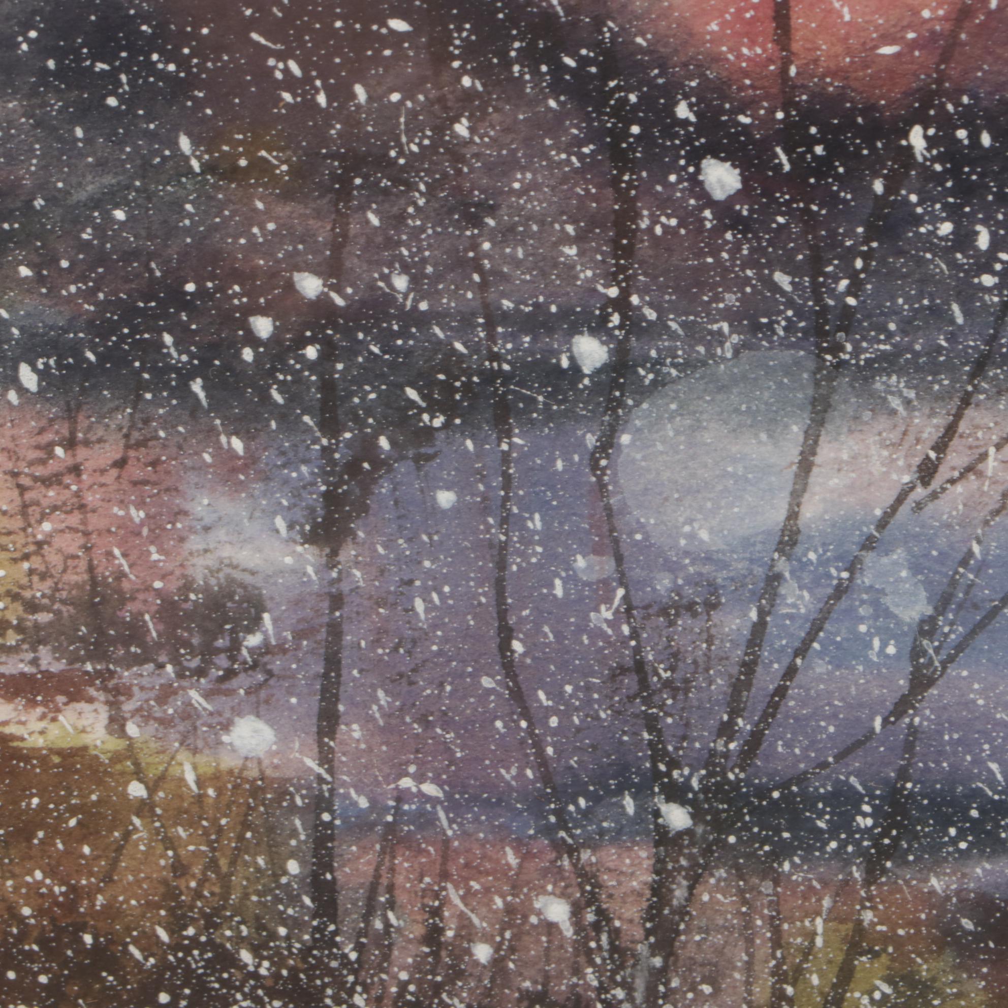 Gouache & Watercolor Landscape Painting