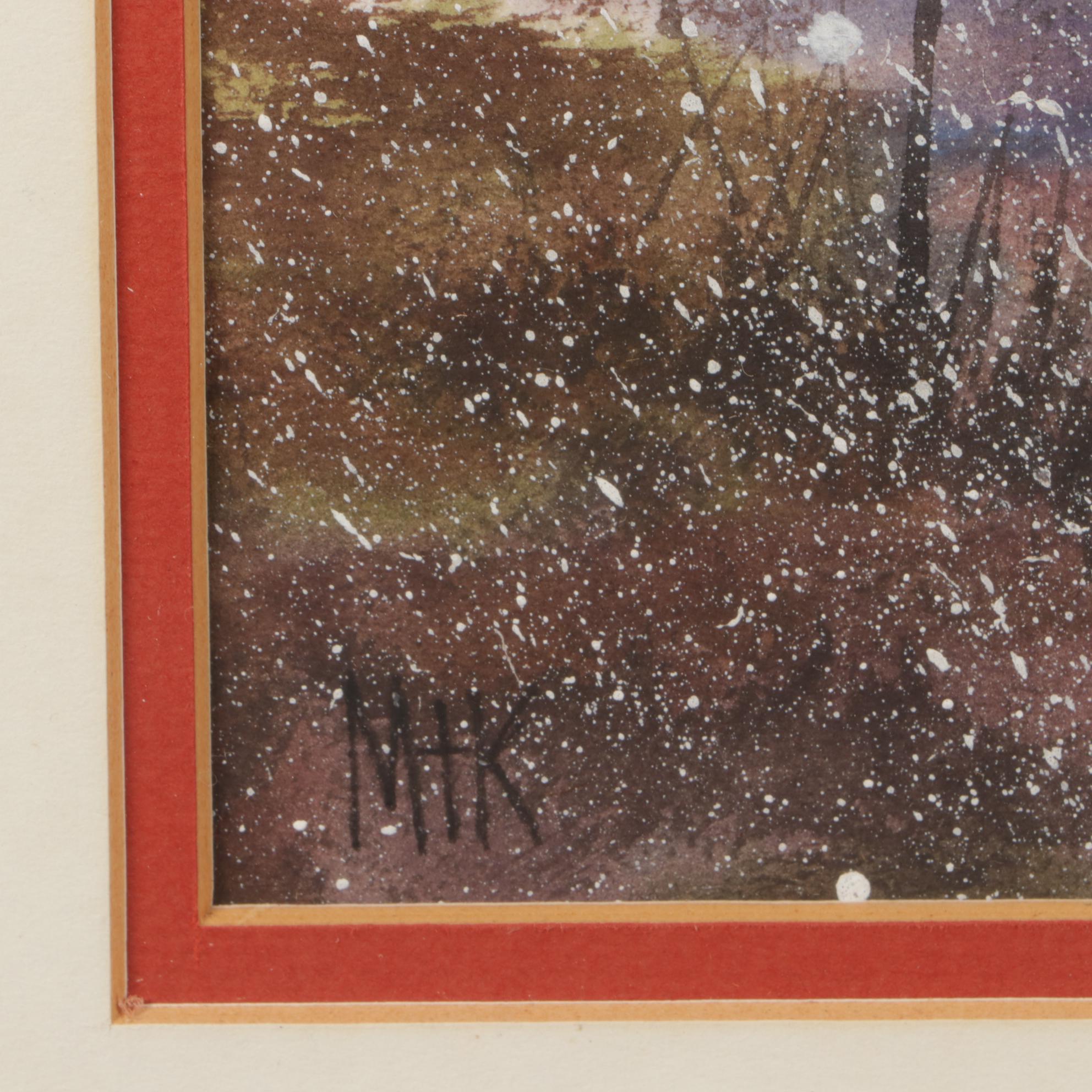 Gouache & Watercolor Landscape Painting