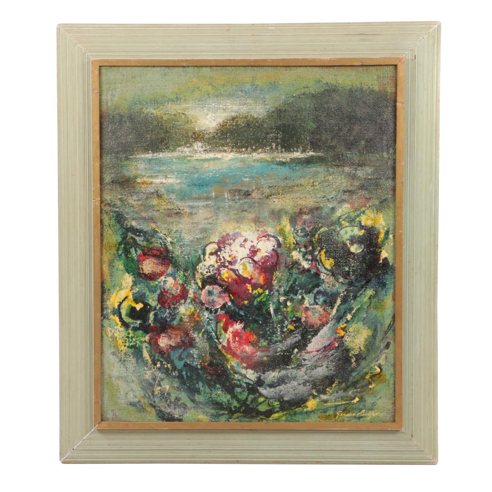 Gerardo Belfiore Abstracted Still Life Oil Painting