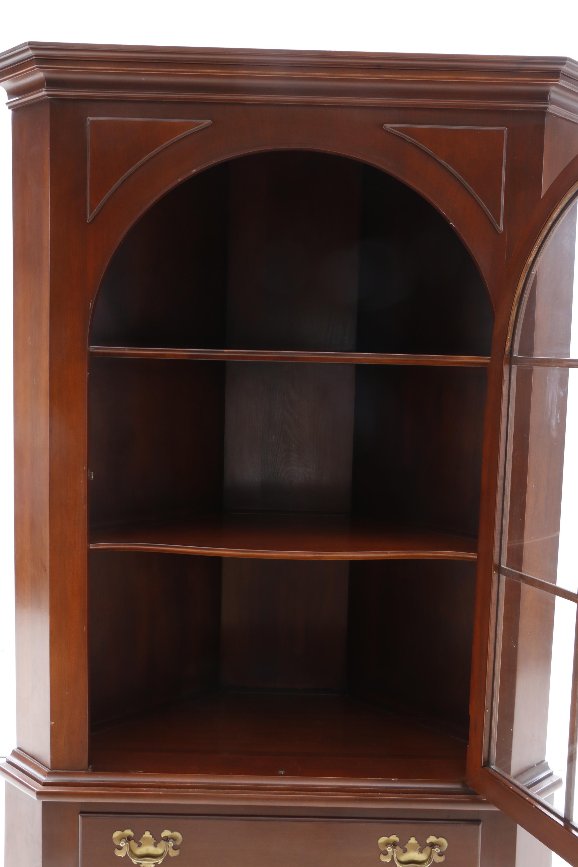 Cherry Corner China Cabinet by Willett