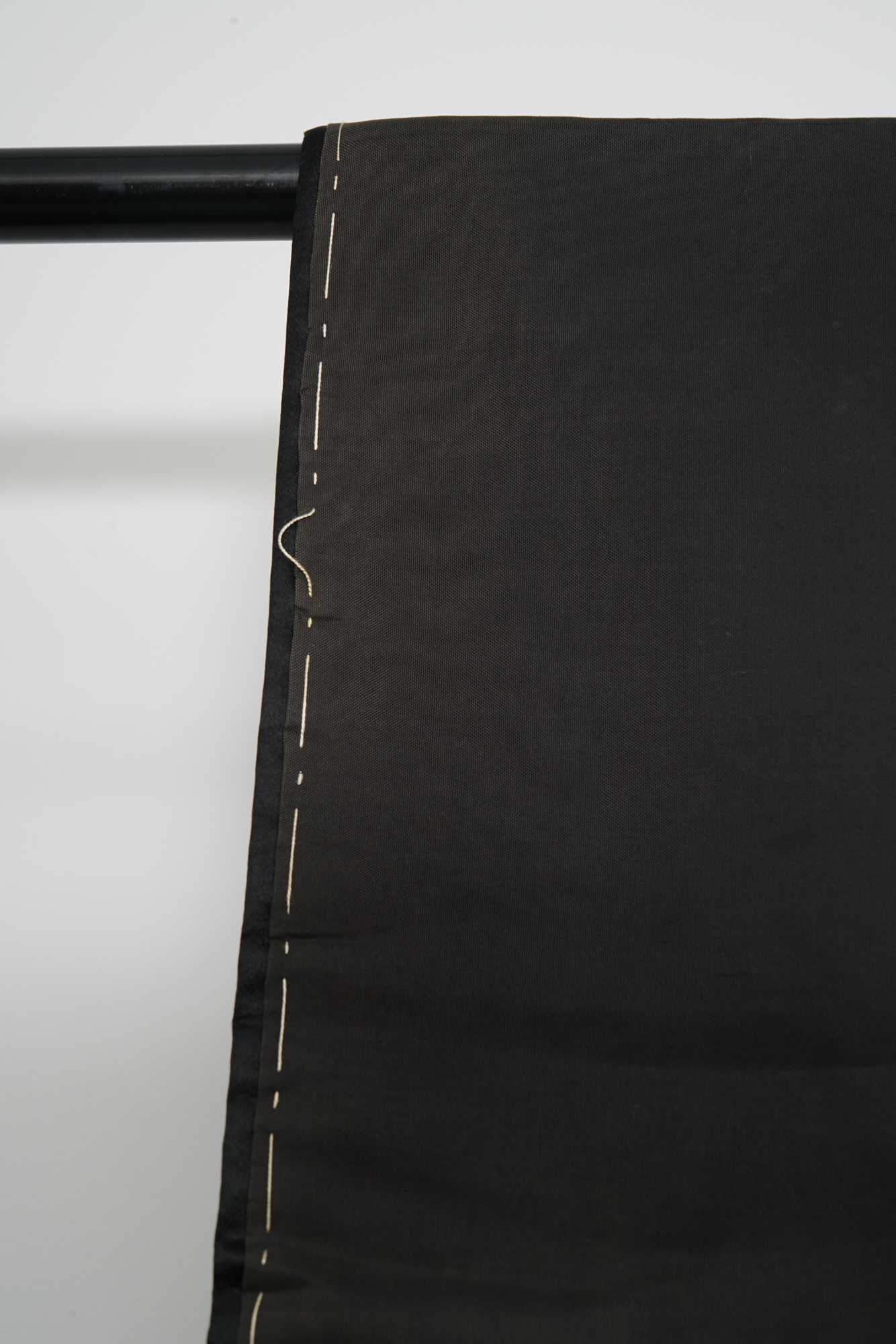 Boys' Circa 1870 Antique Handwoven Formal Crested Silk Miyamairi Infant Kimono