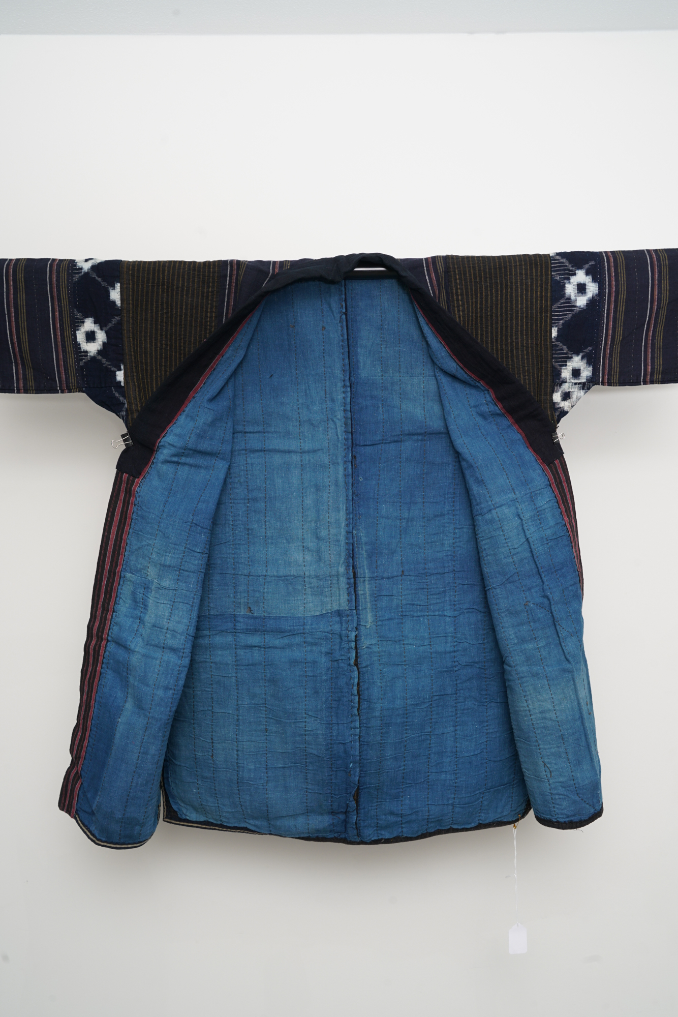 Men's Circa 1890s Antique Handwoven Cotton Patchwork Noragi Jacket