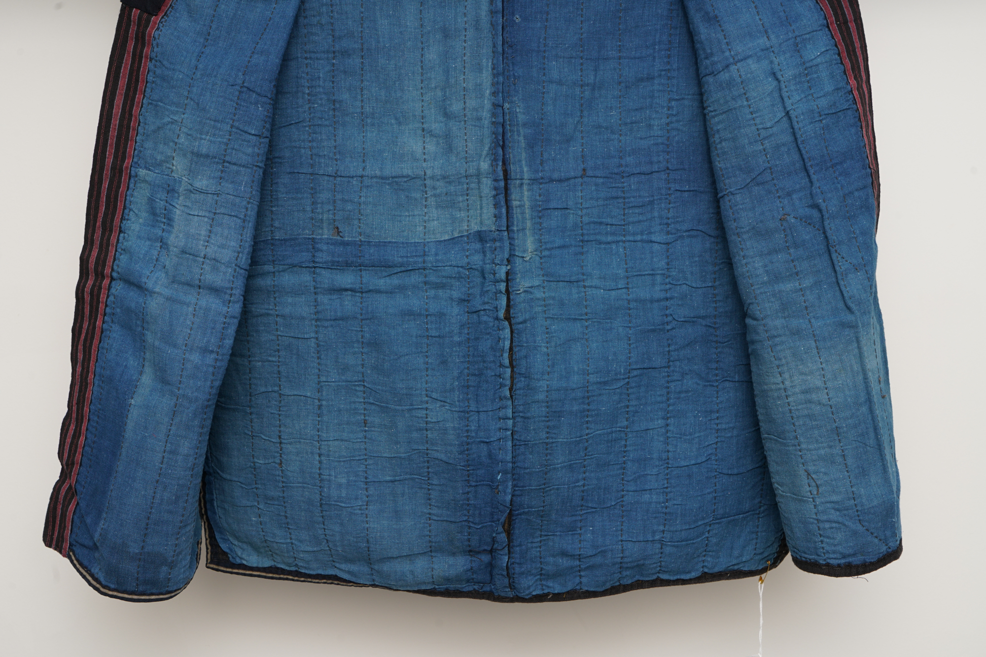 Men's Circa 1890s Antique Handwoven Cotton Patchwork Noragi Jacket