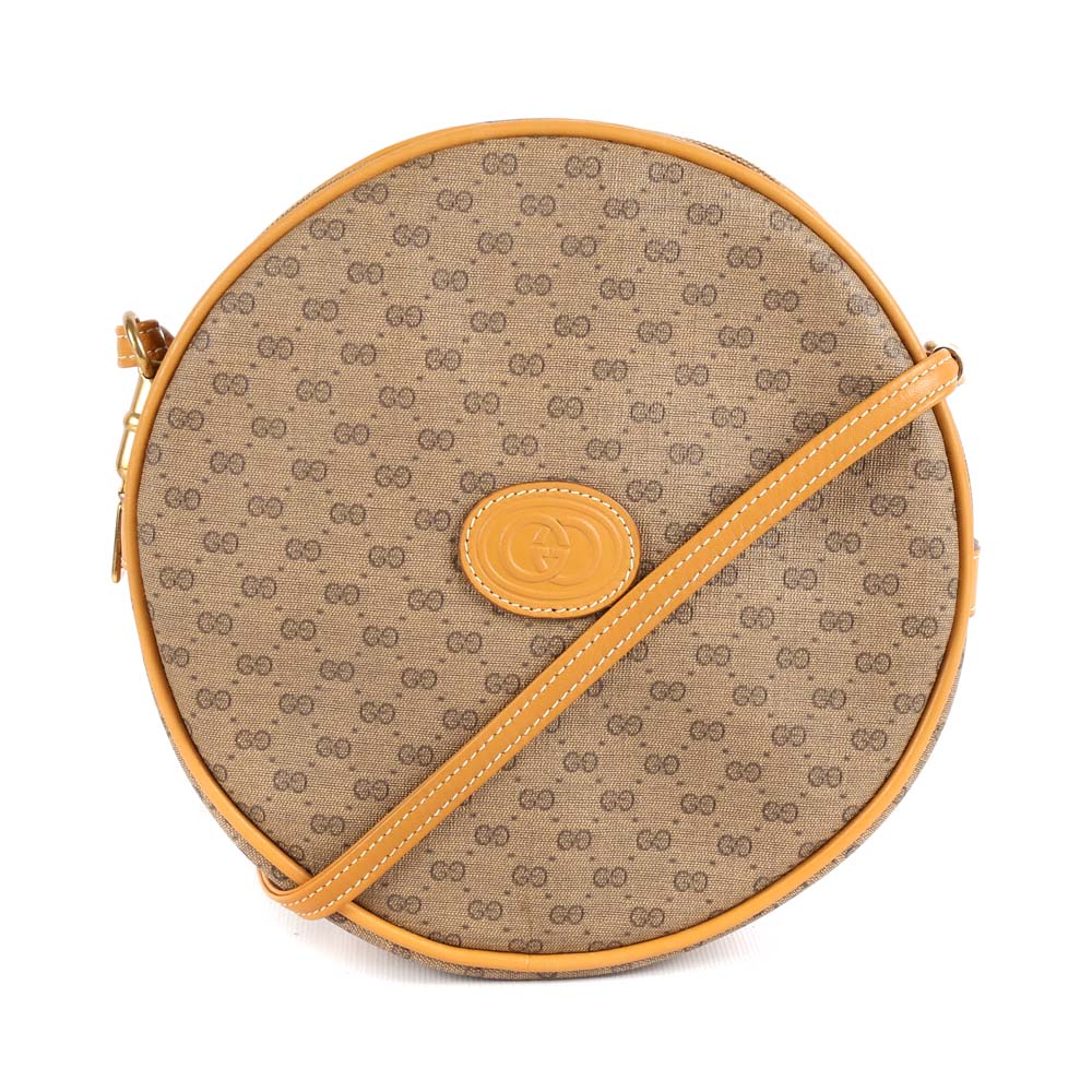 Gucci Monogrammed Coated Canvas Canteen Crossbody
