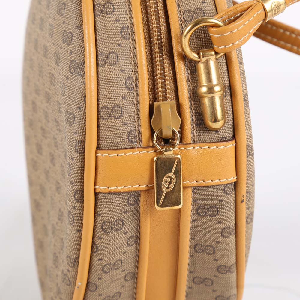 Gucci Monogrammed Coated Canvas Canteen Crossbody