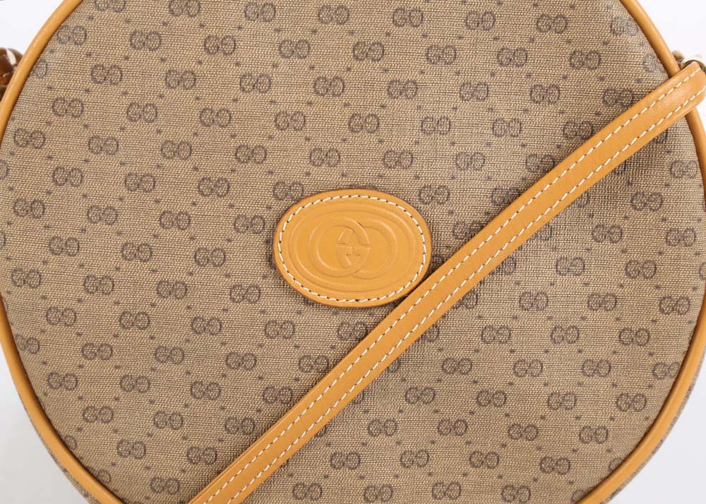 Gucci Monogrammed Coated Canvas Canteen Crossbody