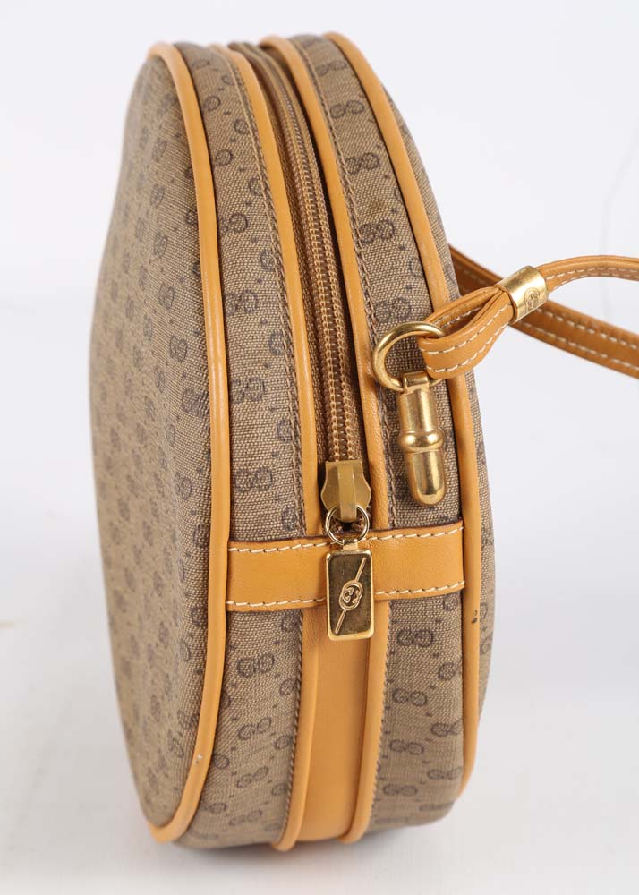 Gucci Monogrammed Coated Canvas Canteen Crossbody