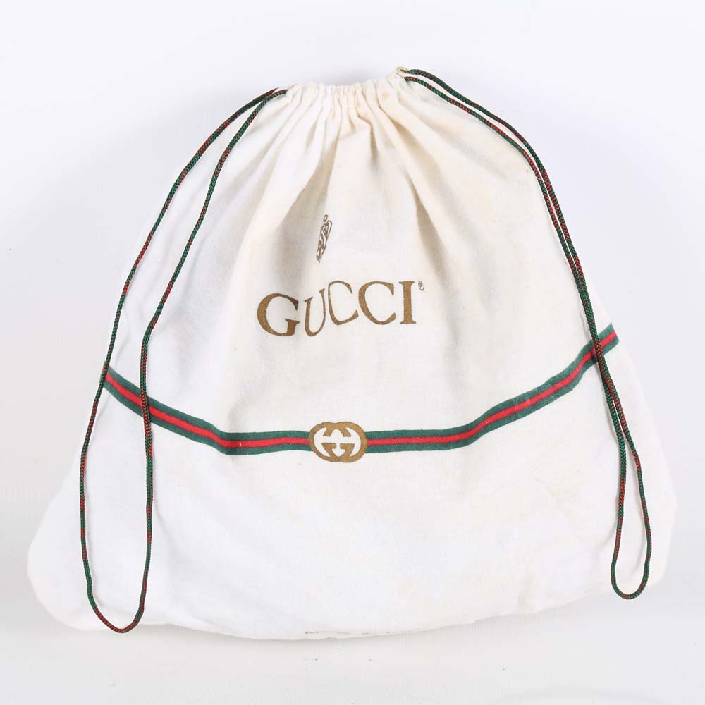 Gucci Monogrammed Coated Canvas Canteen Crossbody