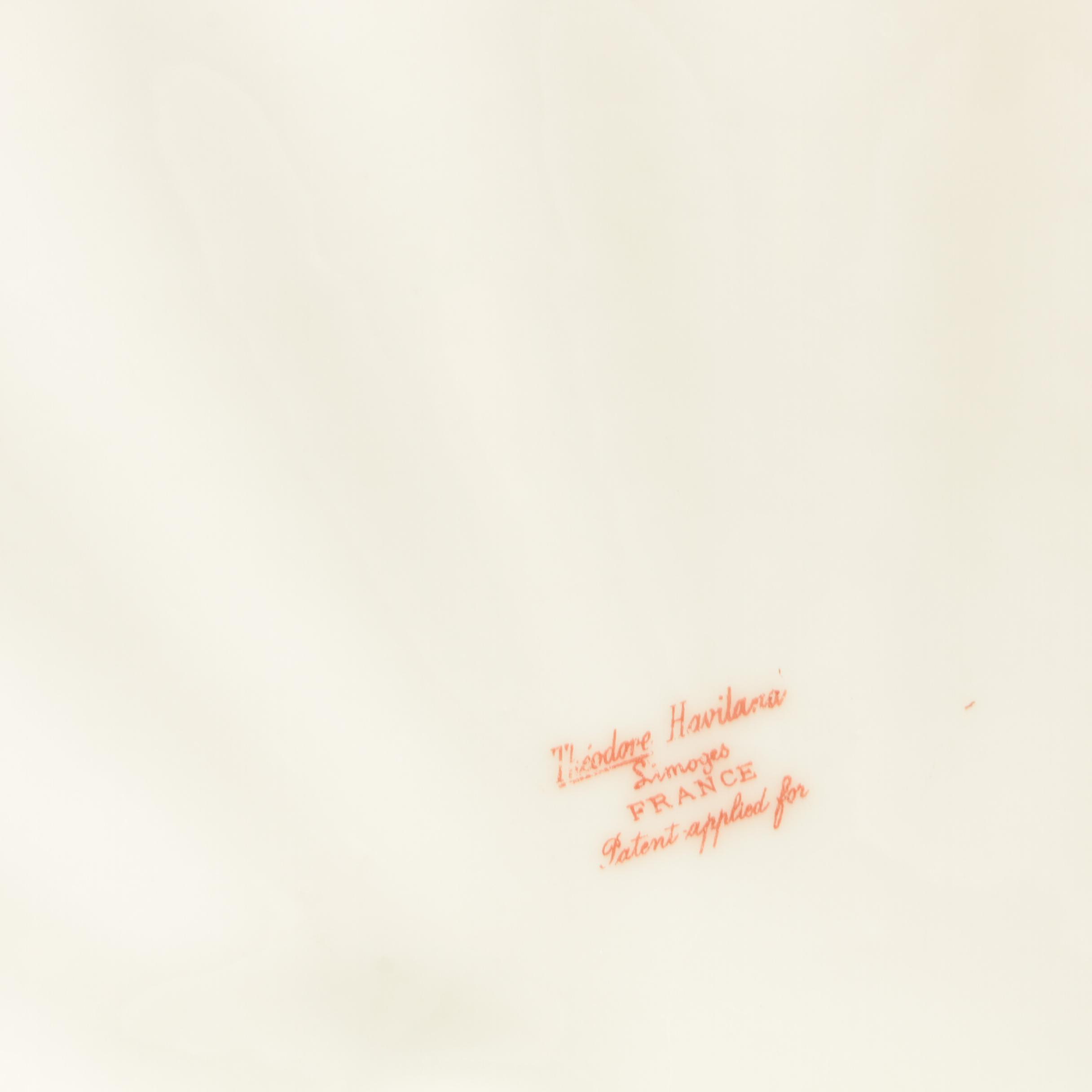 Theodore Haviland Limoges Floral Porcelain Soup Tureen