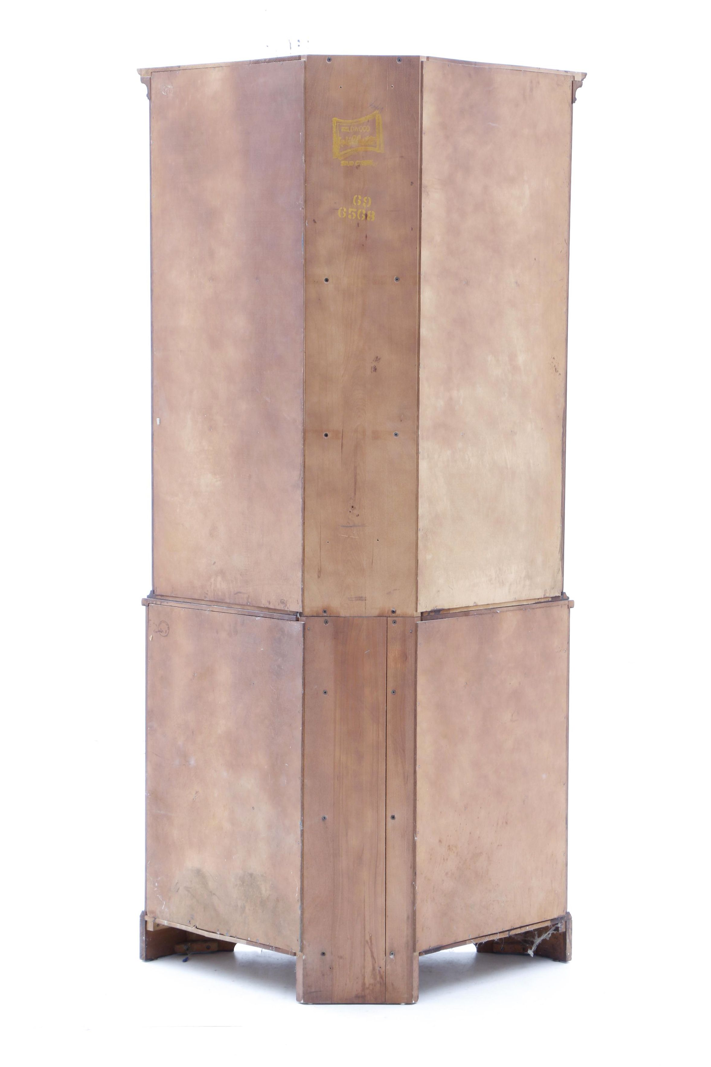 Cherry Corner China Cabinet by Willett