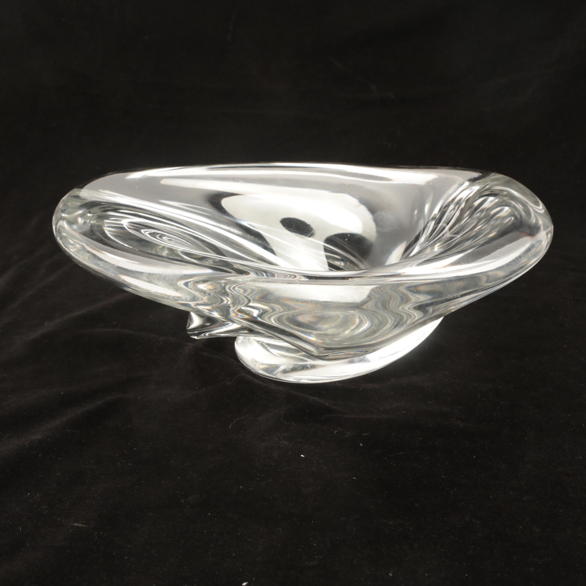 Val St. Lambert Crystal Bowl