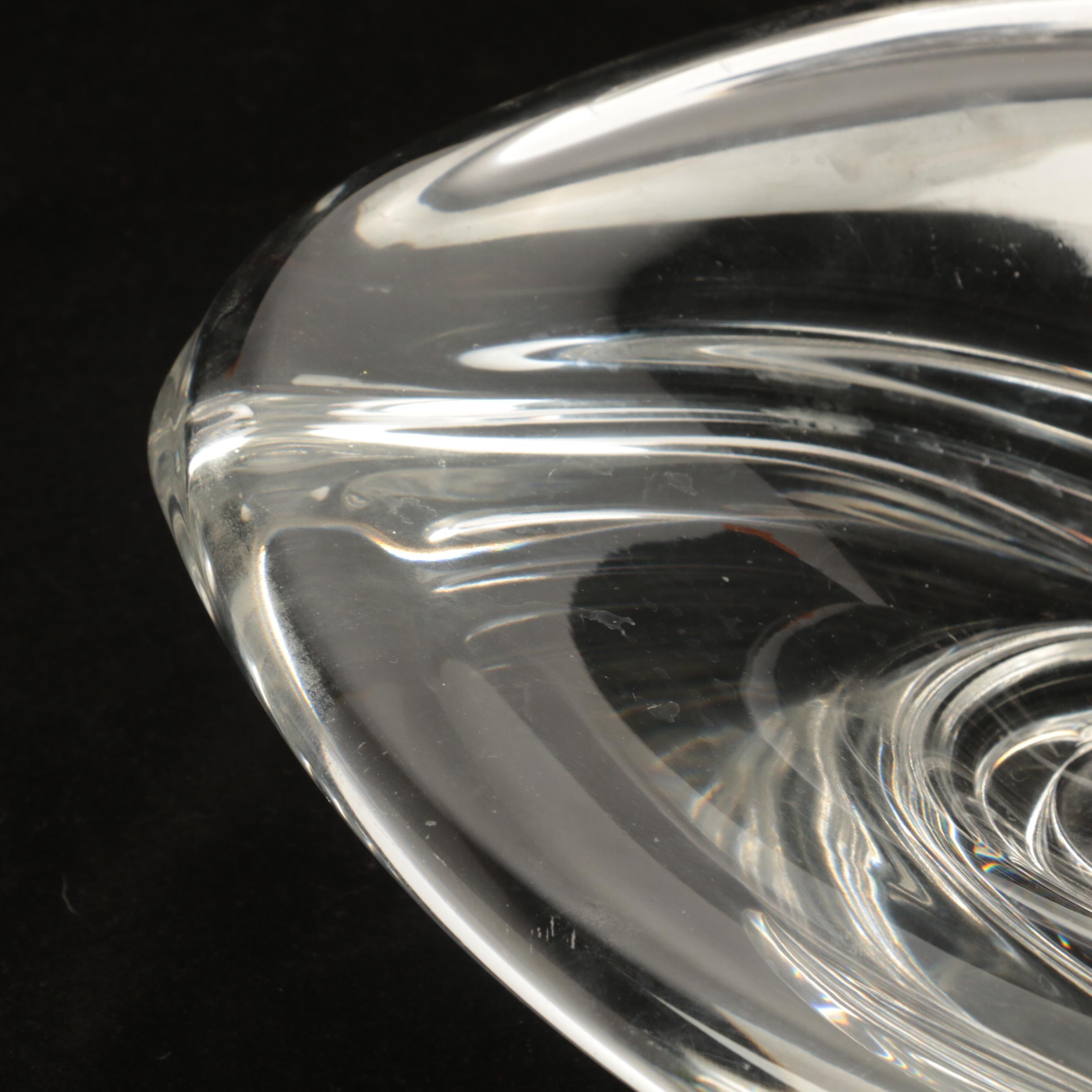 Val St. Lambert Crystal Bowl