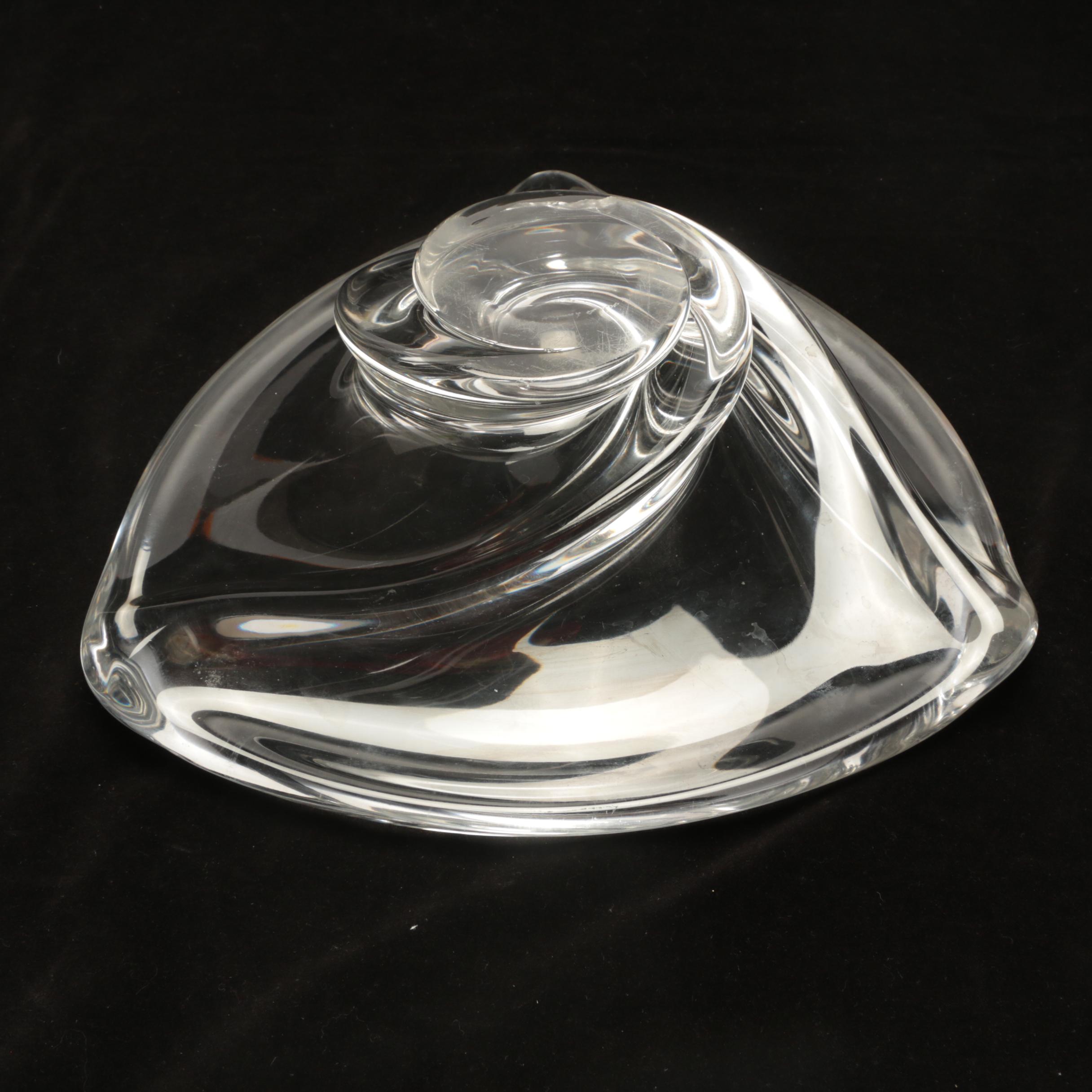 Val St. Lambert Crystal Bowl