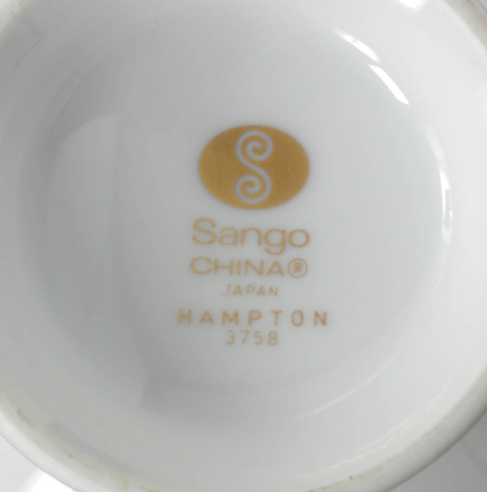 Sango China "Hampton" Porcelain Dinner Service