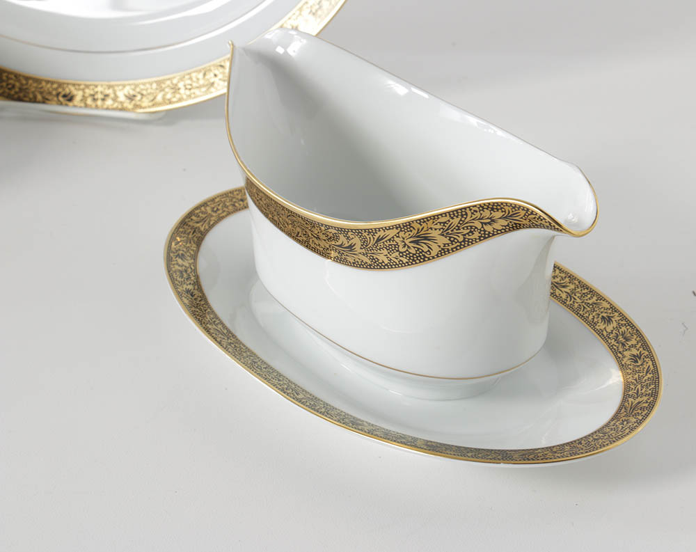 Sango China "Hampton" Porcelain Dinner Service