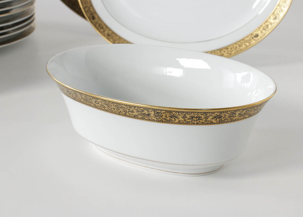 Sango China "Hampton" Porcelain Dinner Service