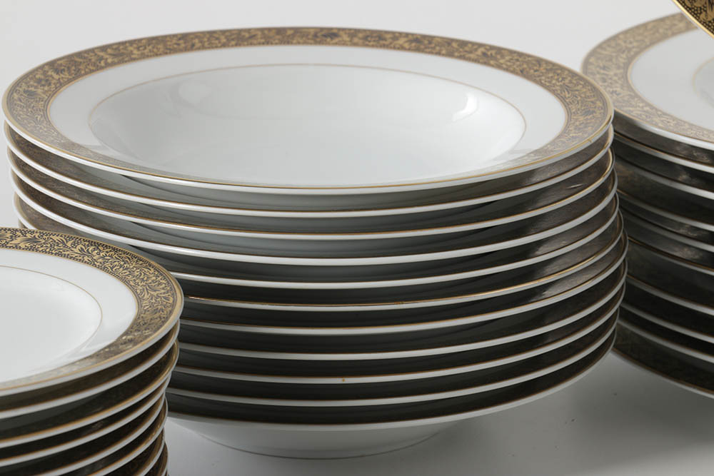 Sango China "Hampton" Porcelain Dinner Service