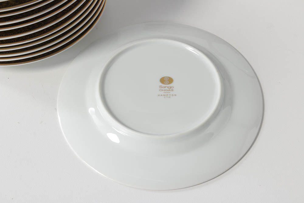 Sango China "Hampton" Porcelain Dinner Service