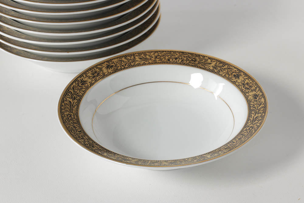 Sango China "Hampton" Porcelain Dinner Service
