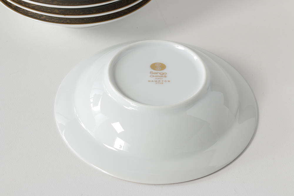 Sango China "Hampton" Porcelain Dinner Service