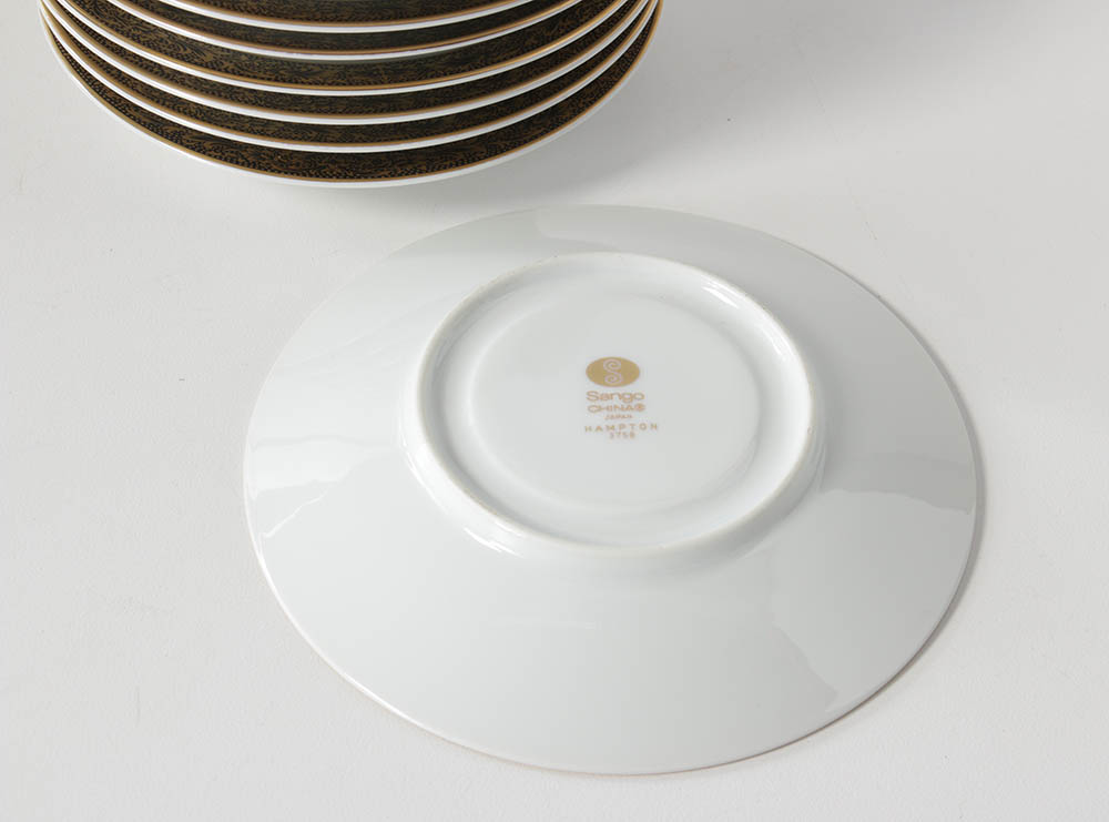 Sango China "Hampton" Porcelain Dinner Service