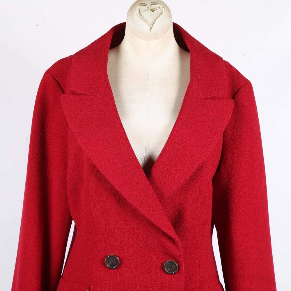 Women's Prada Red Skirt Suit