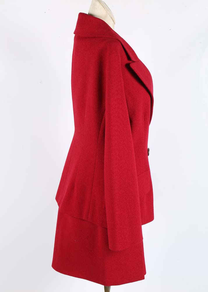 Women's Prada Red Skirt Suit