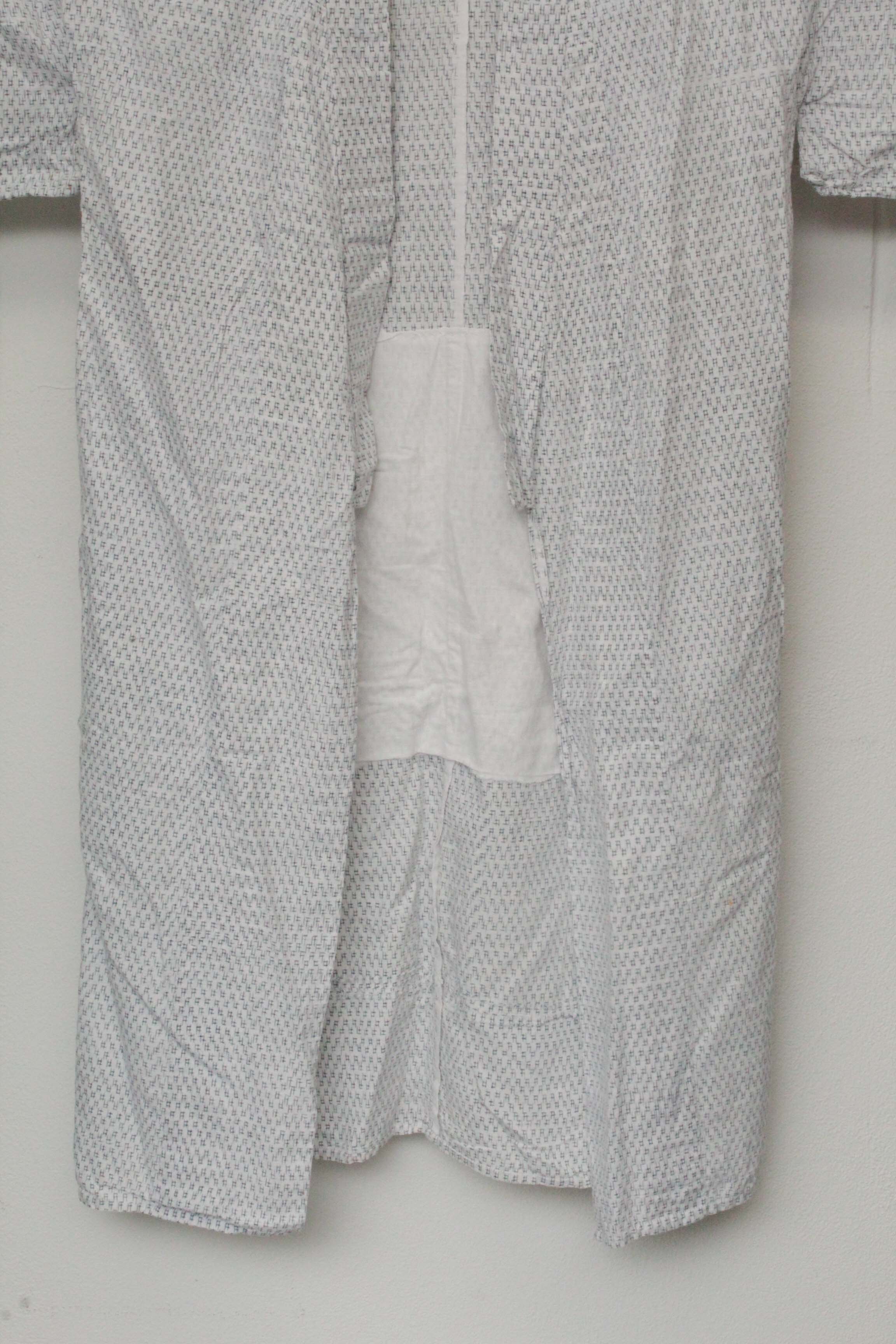 Men's Circa 1900s Antique Handwoven Cotton Kasuri Kimono