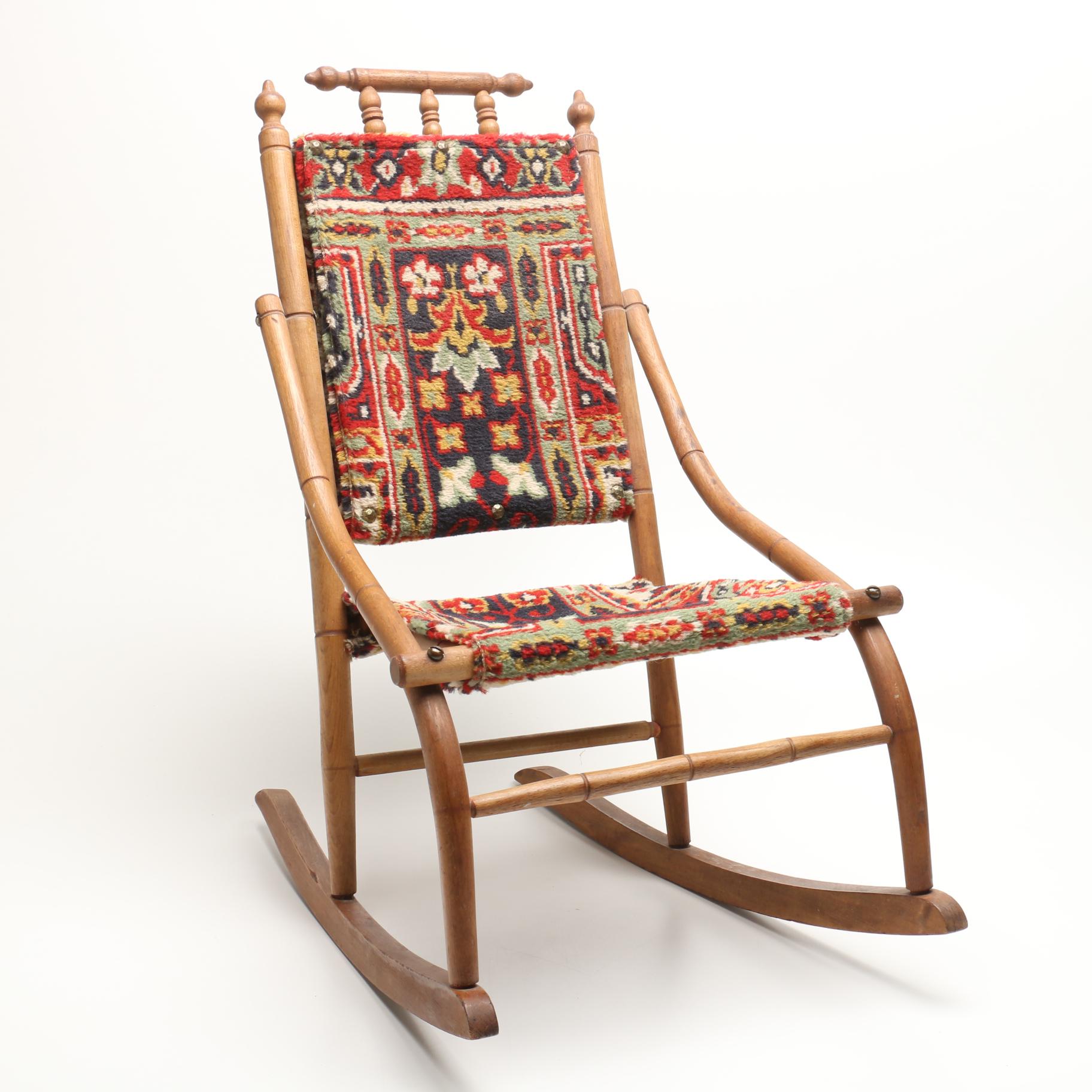 Ca. 1880s Child's Rocking Chair