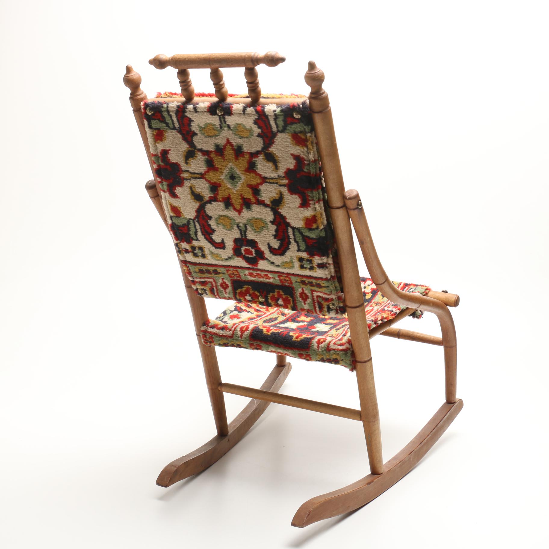 Ca. 1880s Child's Rocking Chair