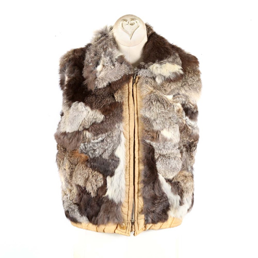Max-One Rabbit Fur Vest