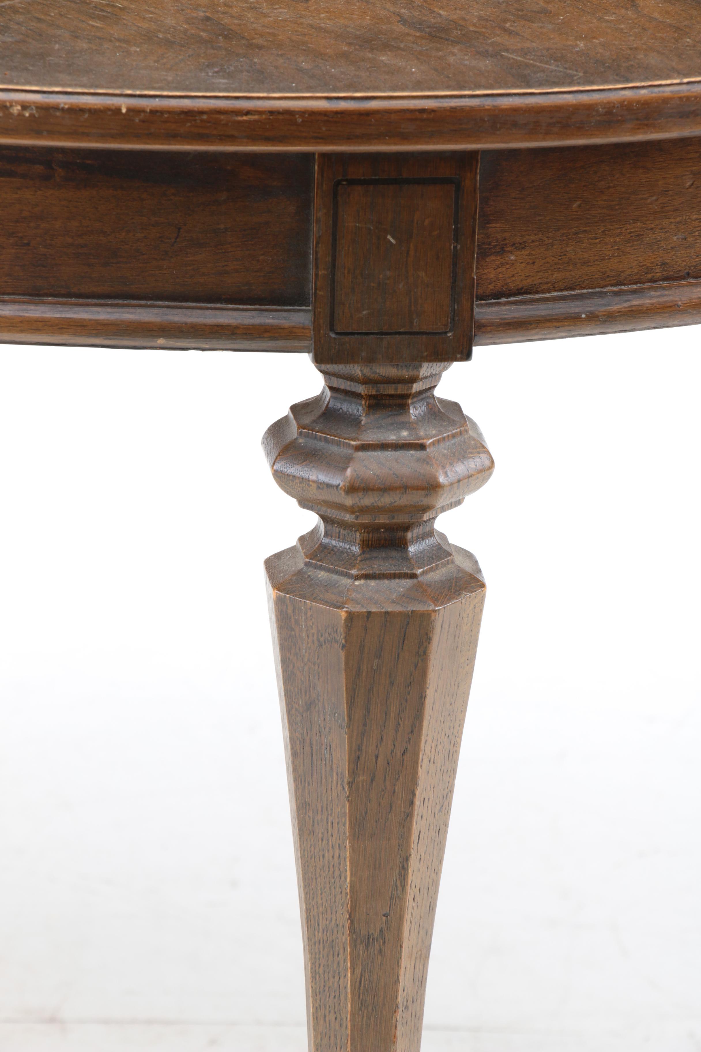 Louis XVI Style Mixed Wood Dining Table, Mid 20th Century