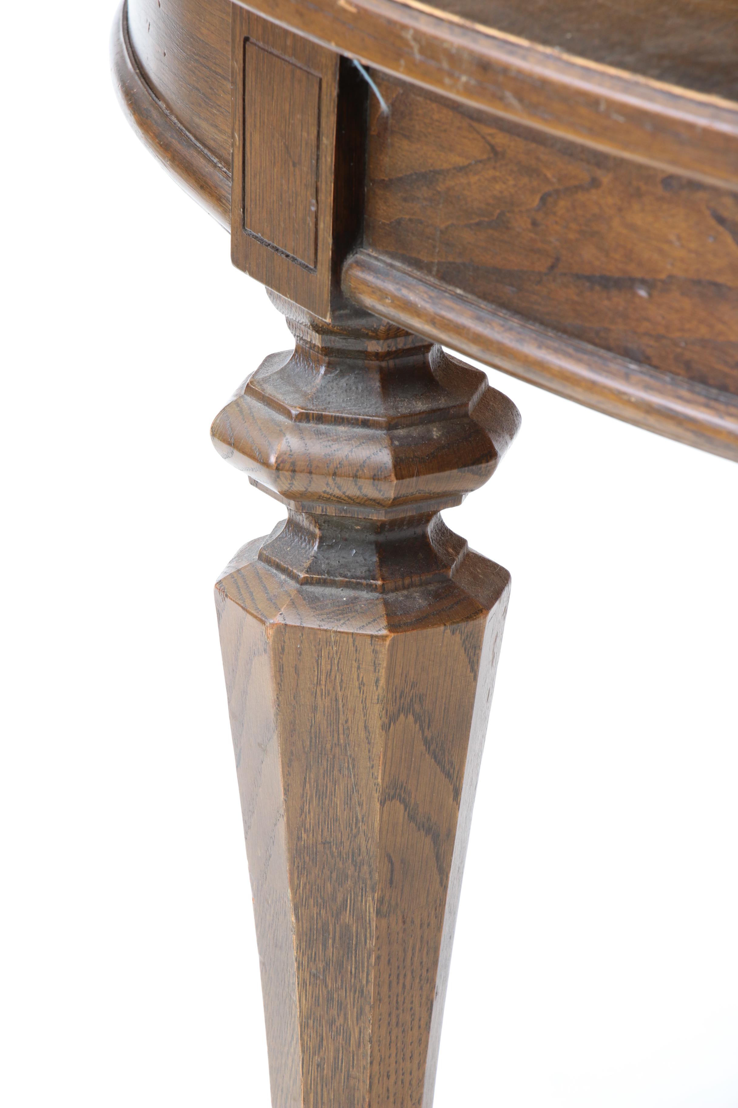 Louis XVI Style Mixed Wood Dining Table, Mid 20th Century