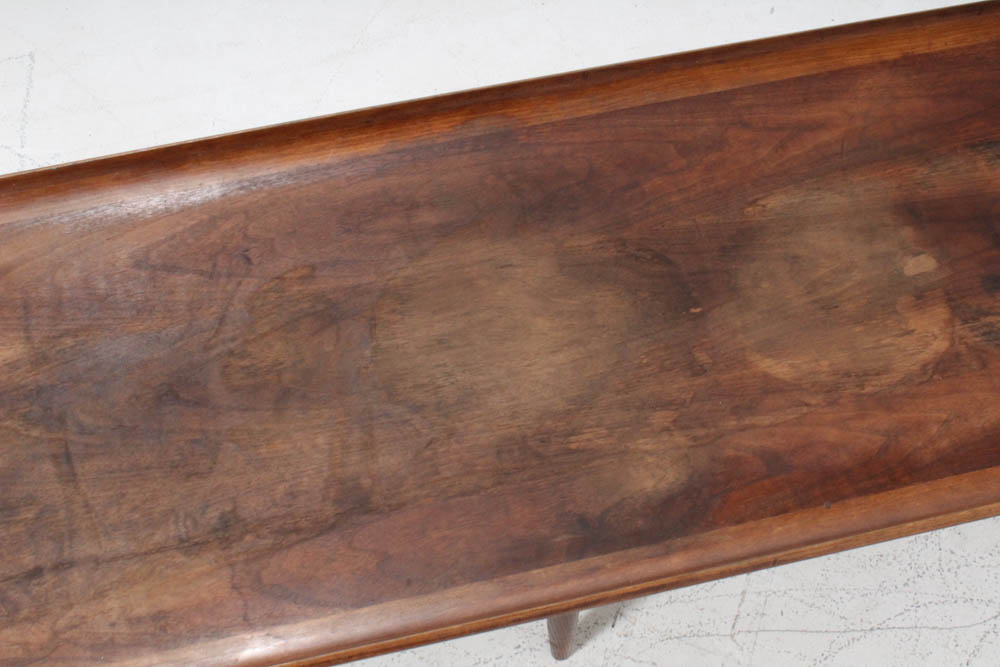 Modern Walnut Long Coffee Table