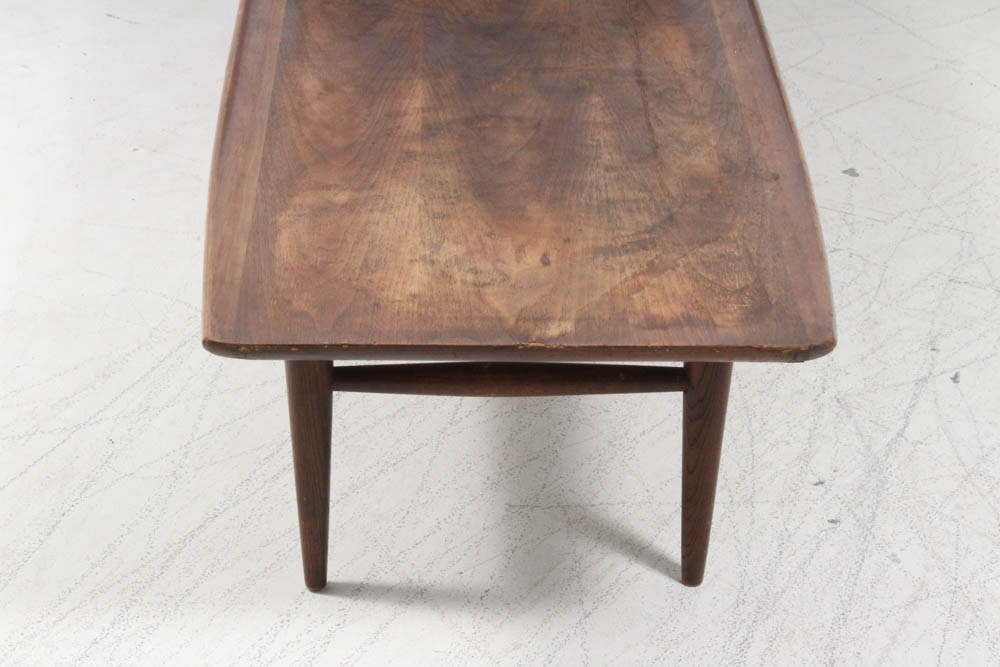 Modern Walnut Long Coffee Table
